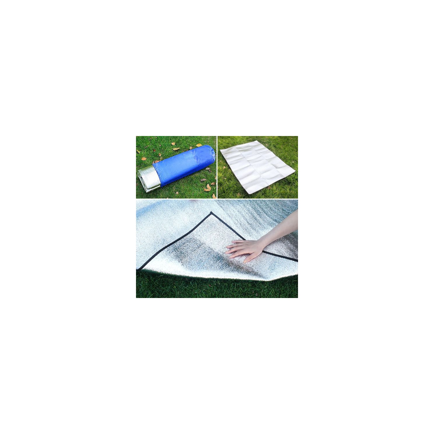 200 x 150 cm Compact Waterproof Ground Mat - Insulated & Multipurpose for Outdoor Camping Picnic