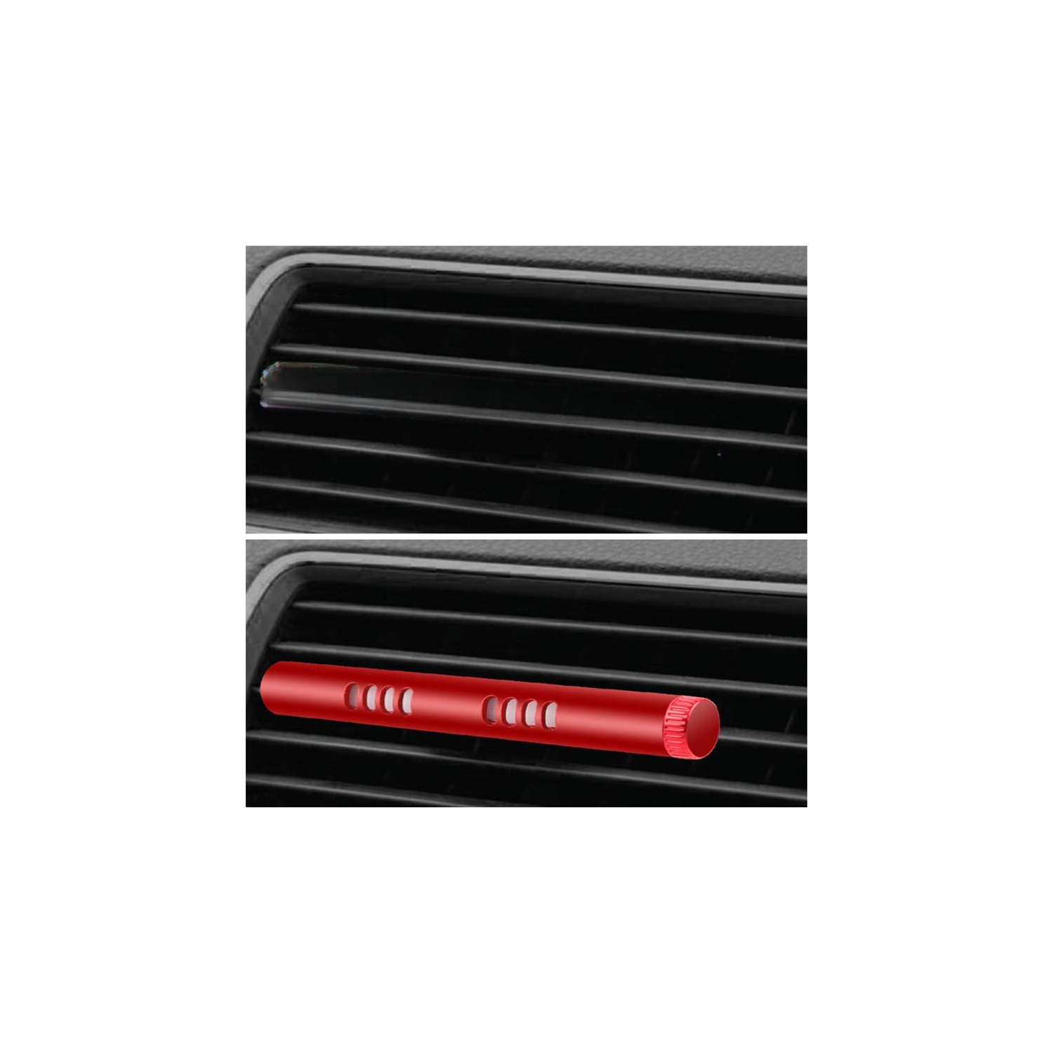 Pince d'aération en aluminium pour diffuseur d'air pour l'auto, arôme réglable pour un entraînement frais