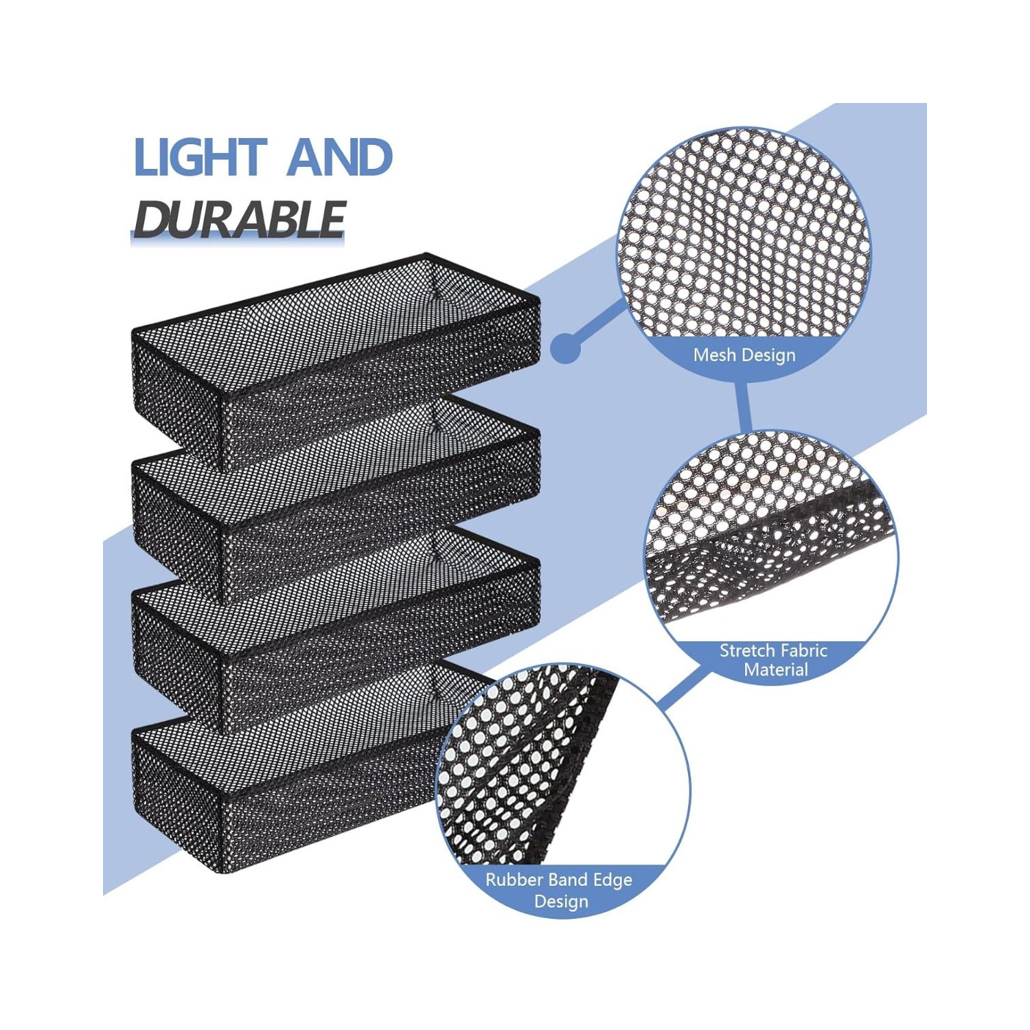 Floor Register Vent Cover Filter Net - Easy Installation & Deep Mesh Design Catches Toys Snacks Pet Hair and Pet Food