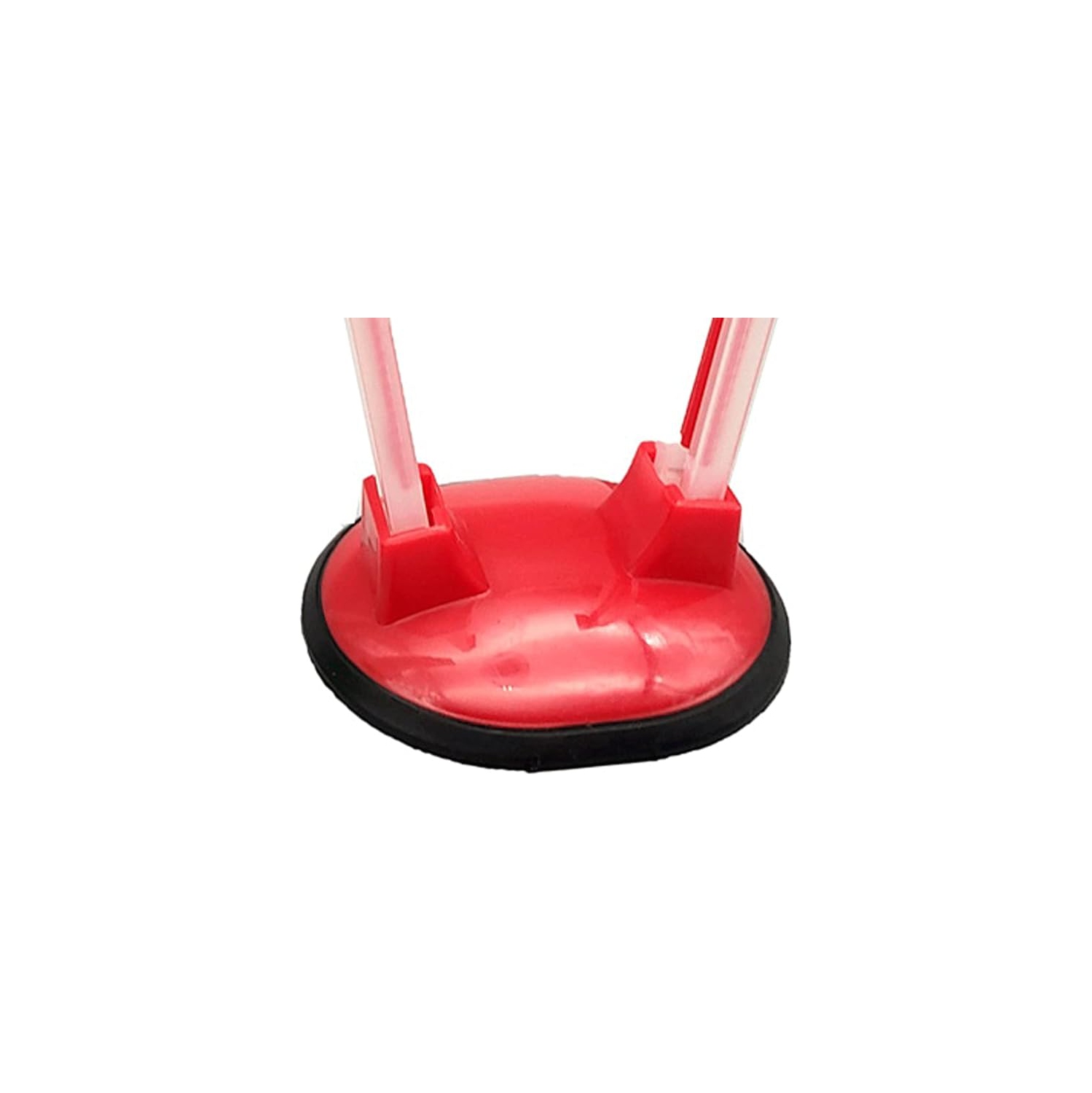 Bag Holder Clips ,Food Storage Prep Bag Rack Holder Adjustable Plastic Anti-slip Reusable Sandwich Bags Hands-free Stand Kit Clamp - Red