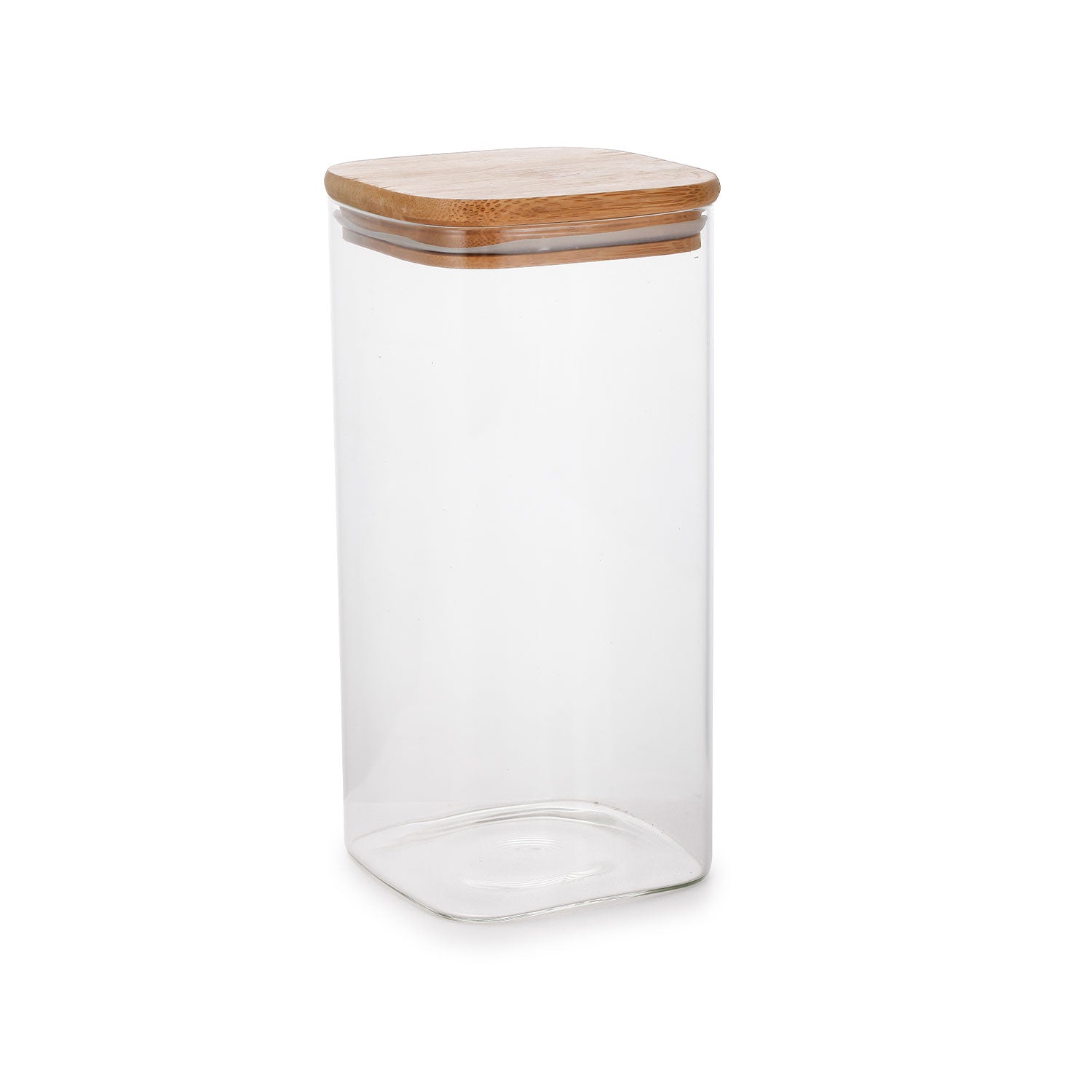Jessar - Set of 4 Borosilicate Glass Storage Containers, 1300ml Capacity