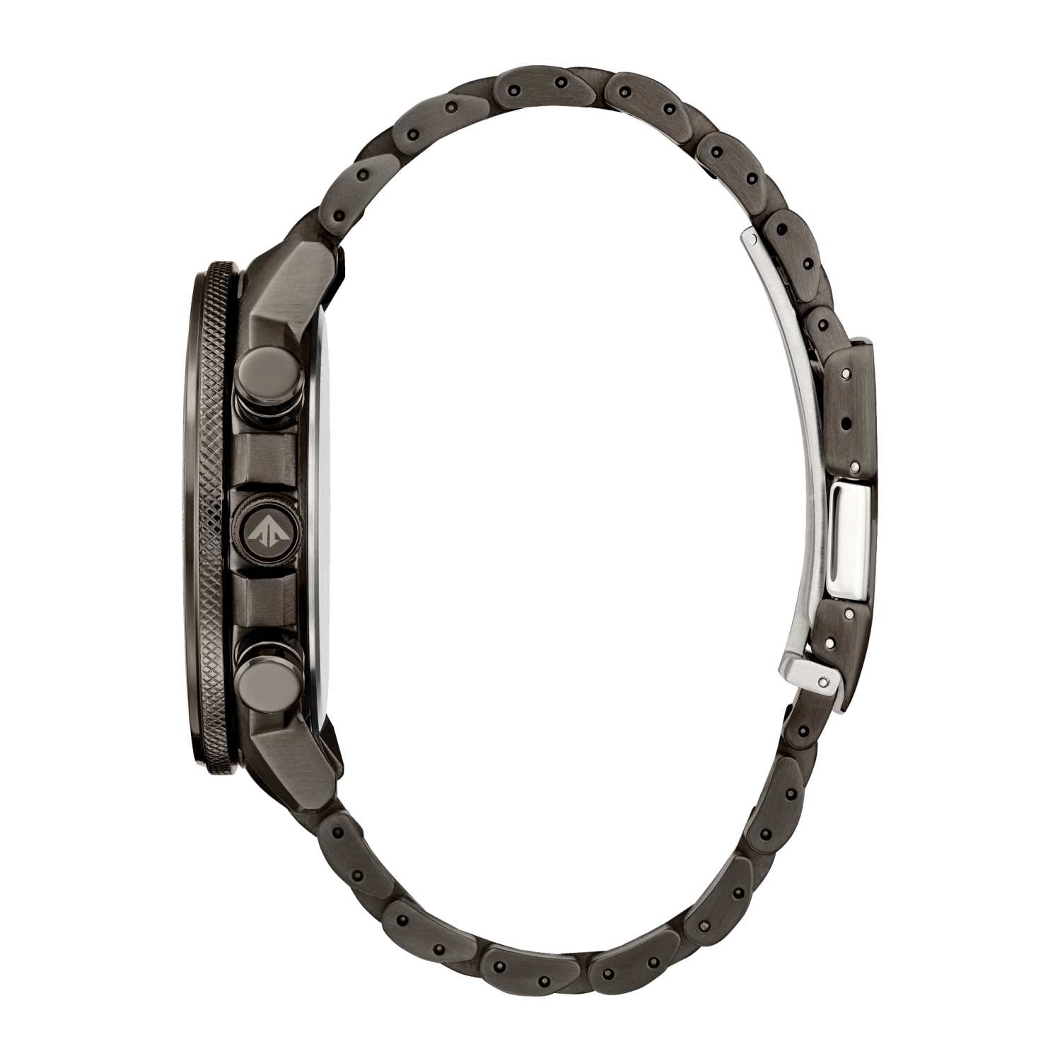 Montre pour hommes Eco-Drive édition limitée Promaster Geo Trekker de Citizen 46&nbsp;mm avec boîtier et bracelet en acier inoxydable gris et cadran