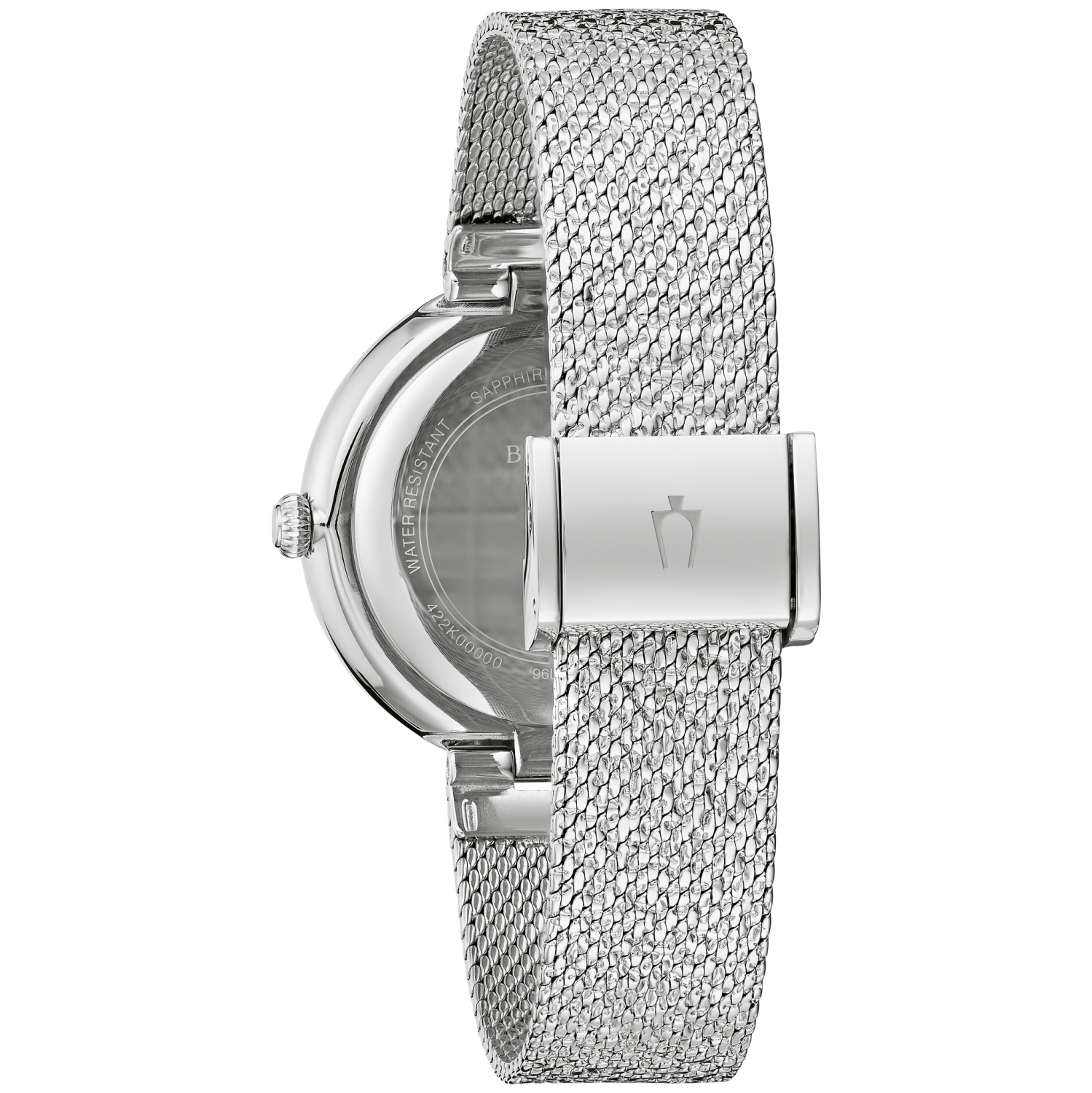 Montre à quartz pour femmes de Bulova avec 32&nbsp;mm boîtier et bracelet en acier inoxydable argenté et cadran argenté