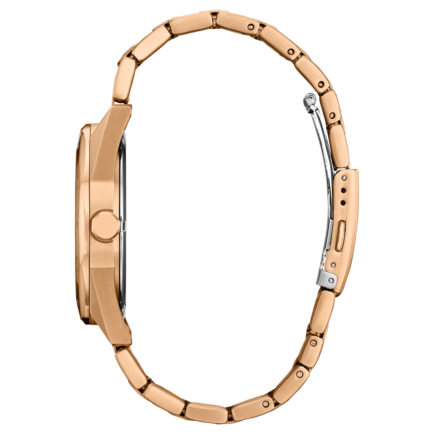 Citizen Mens Weekender Eco-Drive Watch 41mm Rose Gold-Tone Stainless Steel Case and Bracelet with Green Dial