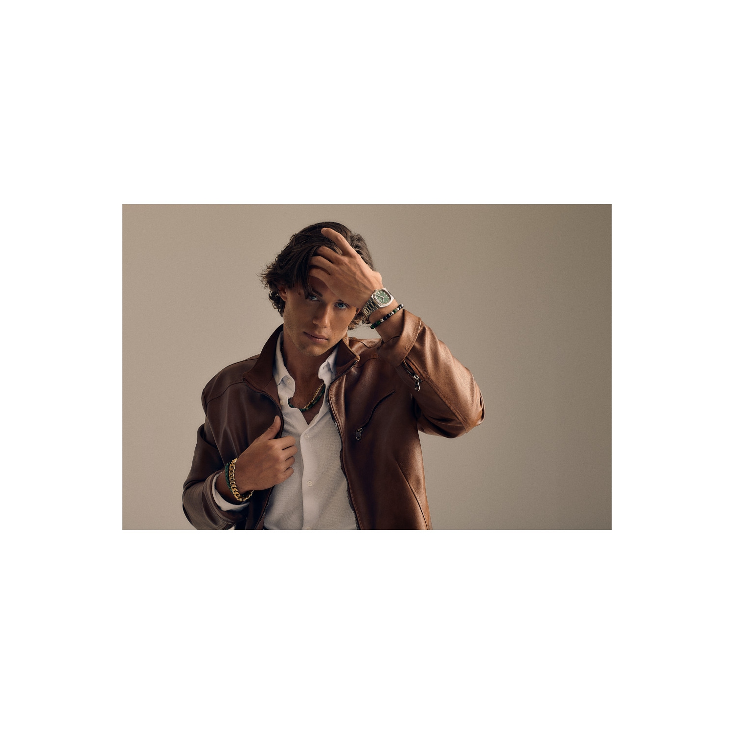 Bulova Mens Super Seville Precisionist Watch 37.5mm Silver-Tone Stainless Steel Case and Bracelet with Green Dial