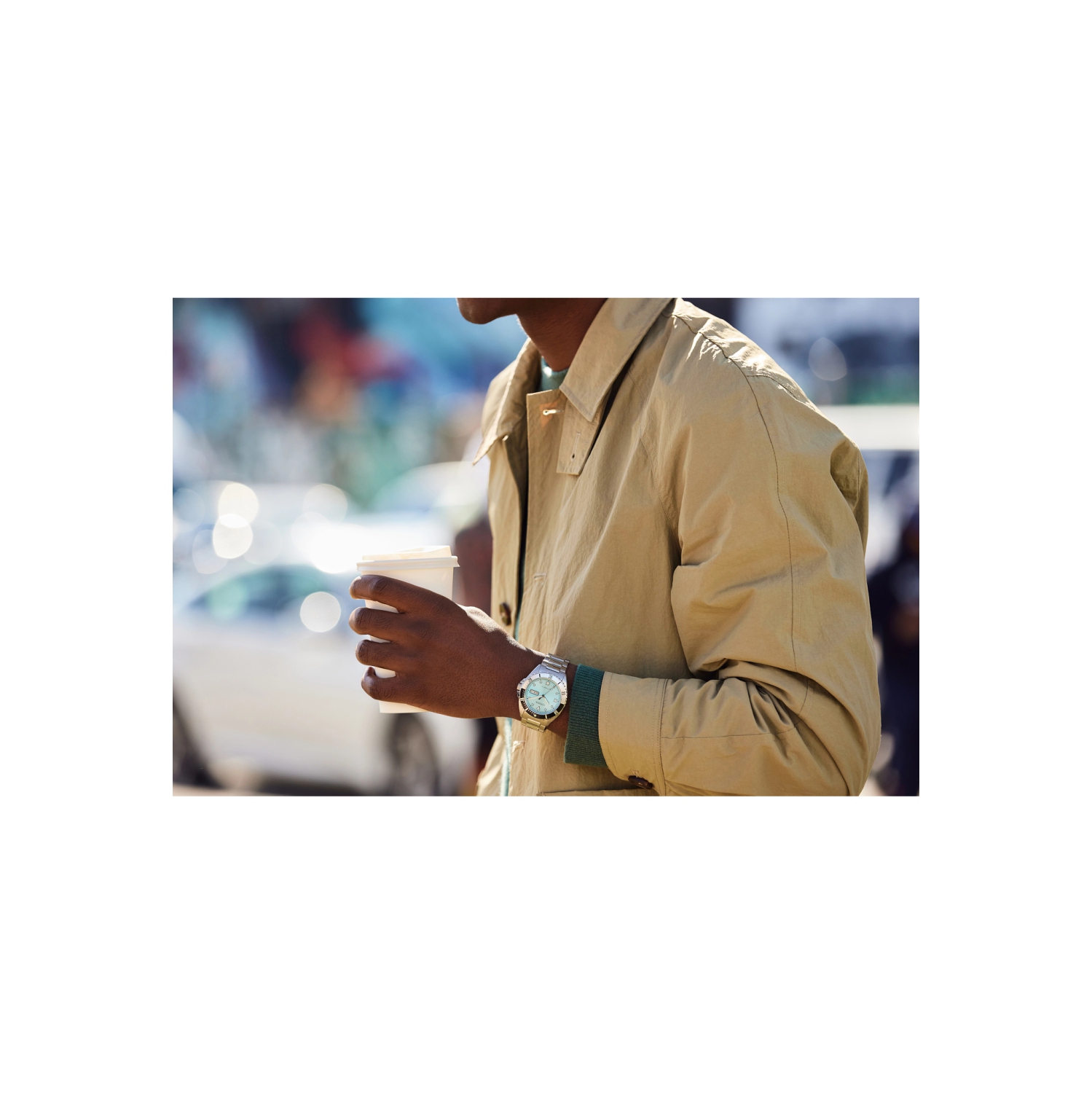 Citizen Mens Sport Automatic Automatic Watch 42mm Silver-Tone Stainless Steel Case and Bracelet with Light Blue Dial