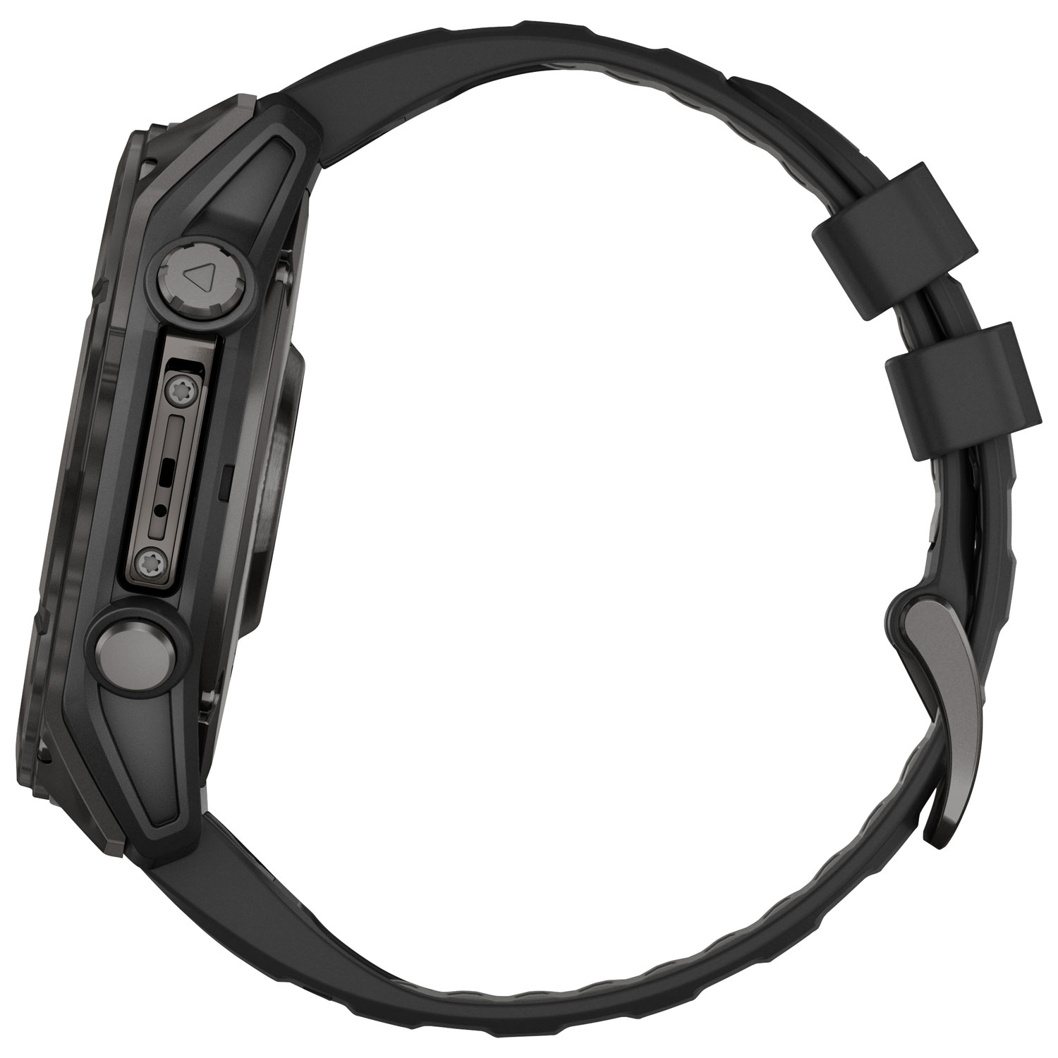 Montre intelligente multisport Bluetooth AMOLED à vitre saphir fēnix 8 de 51 mm de Garmin - Noir/Gris carbone