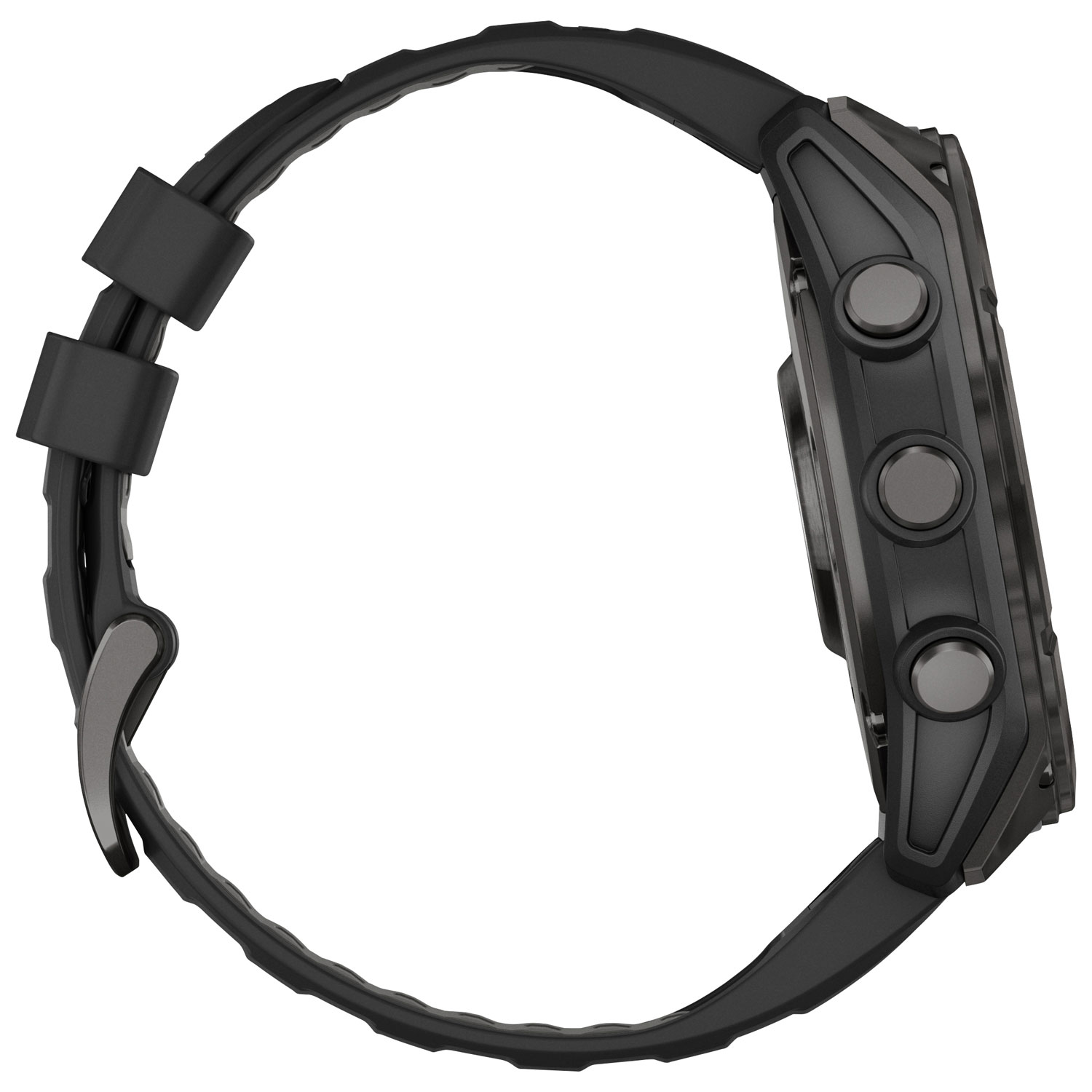 Montre intelligente multisport Bluetooth AMOLED à vitre saphir fēnix 8 de 51 mm de Garmin - Noir/Gris carbone