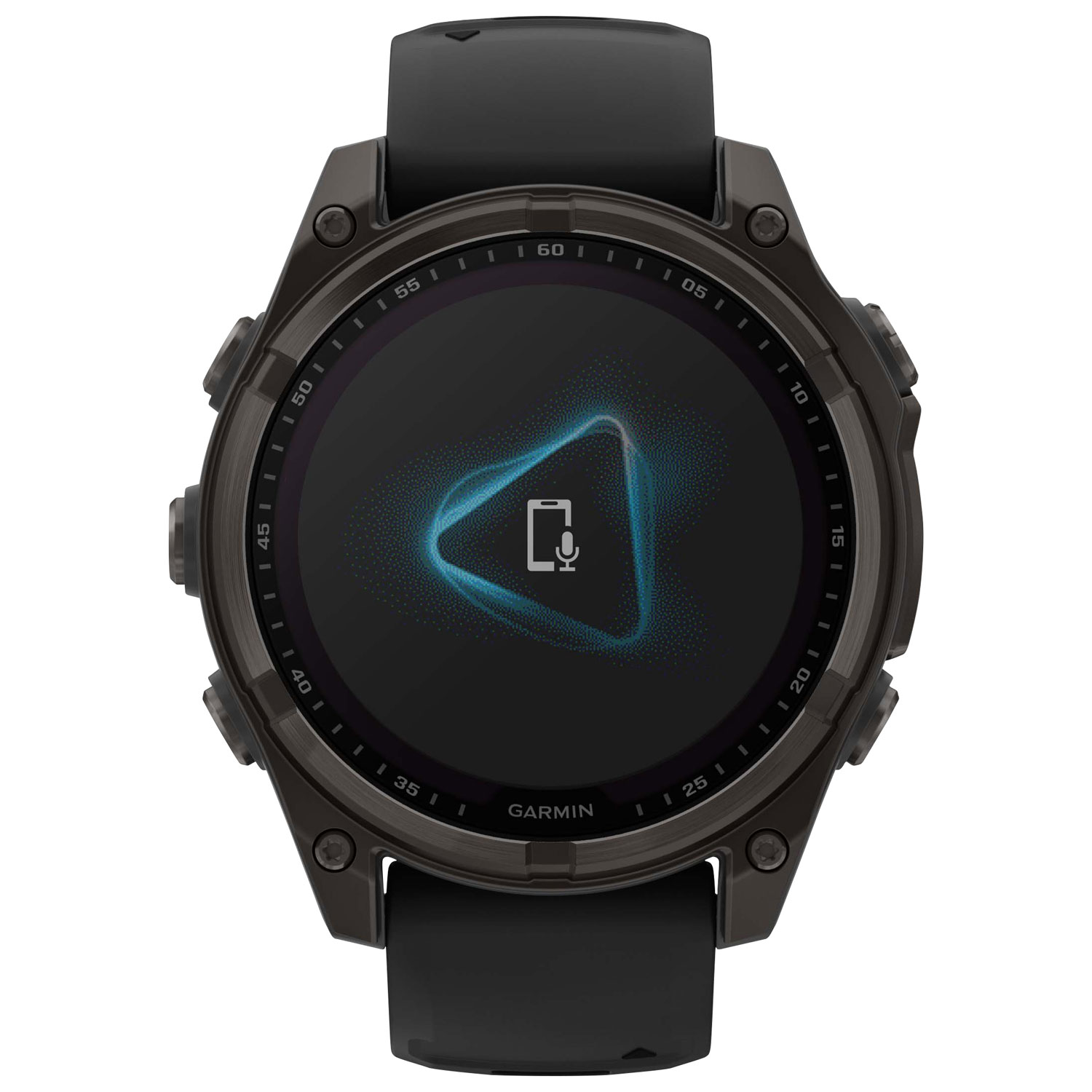 Garmin fēnix 8 47mm Sapphire Solar Bluetooth Multisport Smartwatch - Black/Carbon Grey