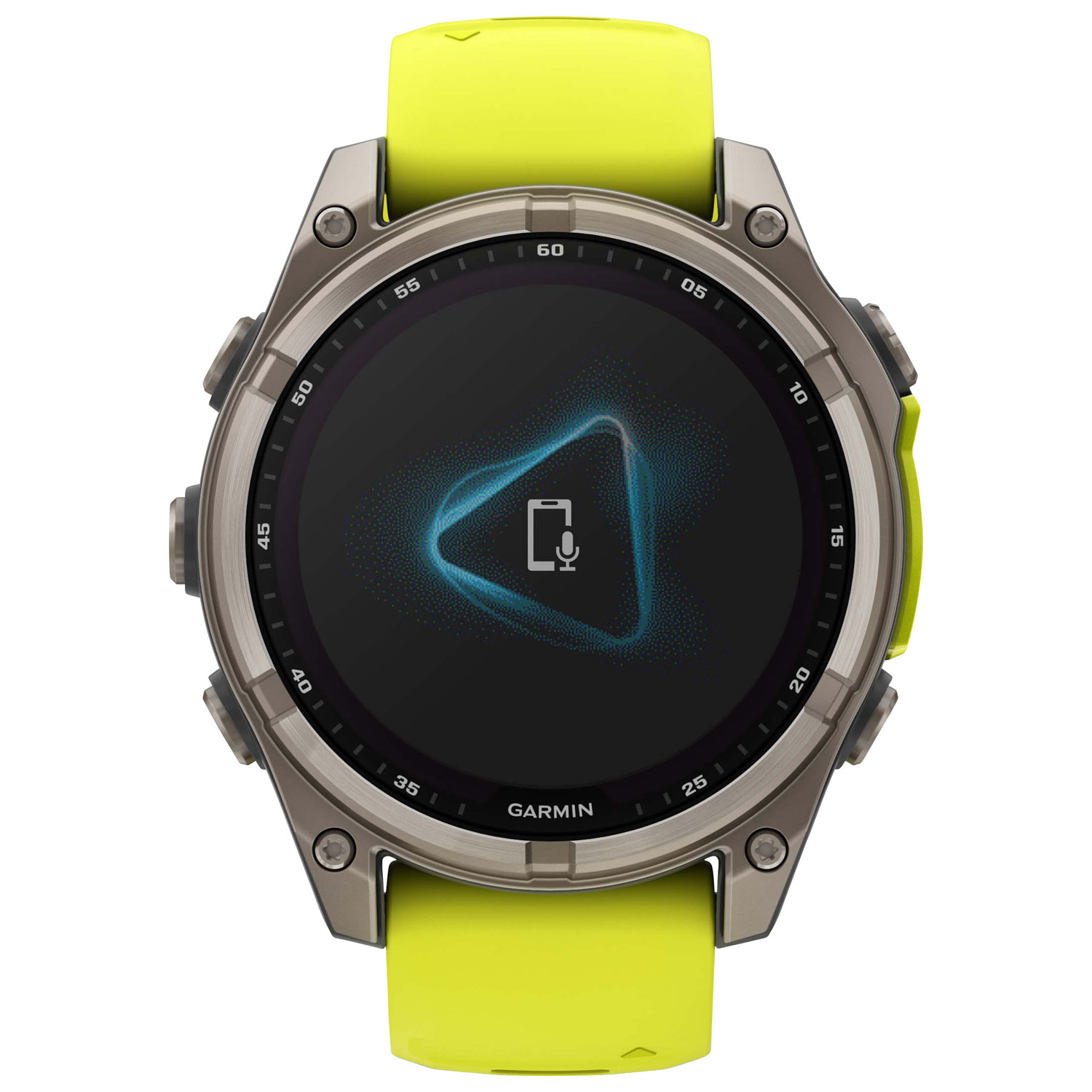 Garmin fēnix 8 47mm Sapphire Solar Bluetooth Multisport Smartwatch - Amp Yellow/Graphite/Carbon Grey