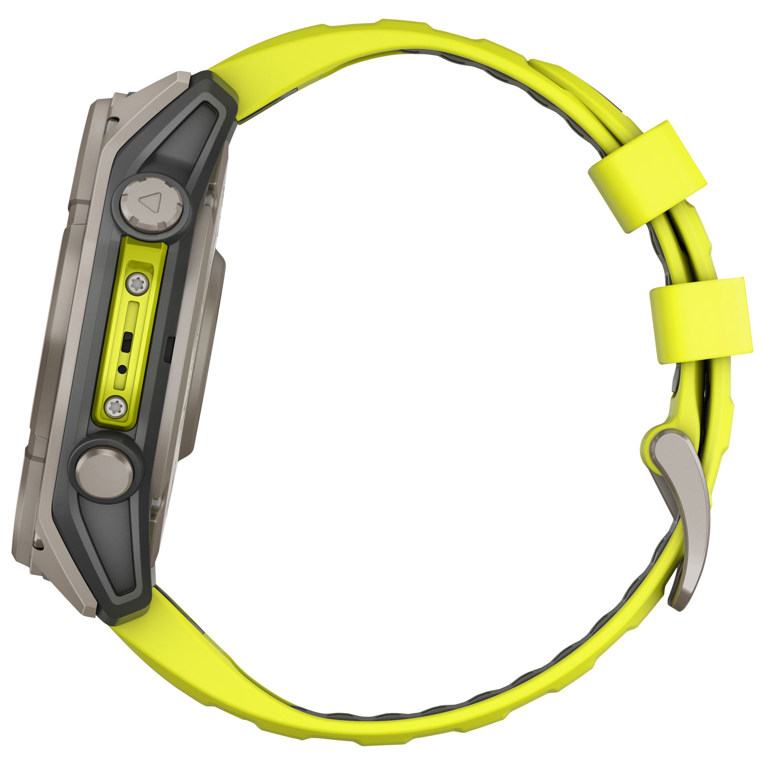 Montre intelligente multisport Bluetooth solaire en verre saphir fēnix 8 de 51 mm de Garmin - Jaune/Graphite/Gris carbone
