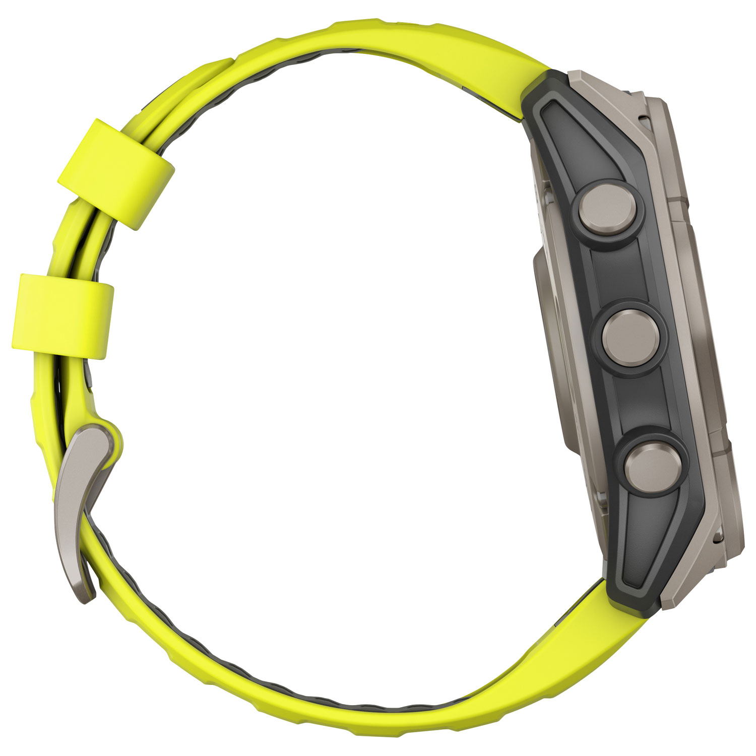 Montre intelligente multisport Bluetooth solaire en verre saphir fēnix 8 de 51 mm de Garmin - Jaune/Graphite/Gris carbone