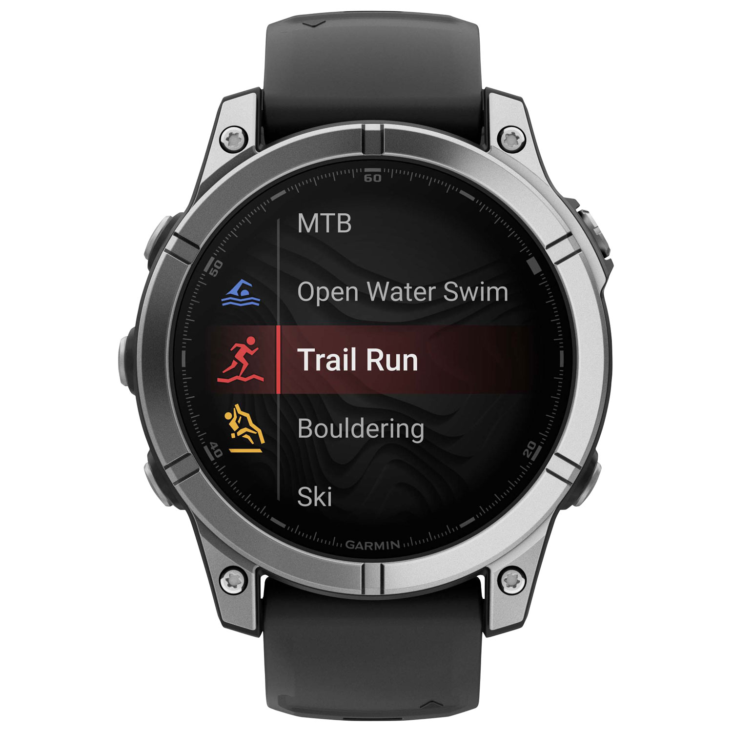 Garmin fēnix E 47mm AMOLED Bluetooth Multisport Smartwatch - Black/Carbon Grey