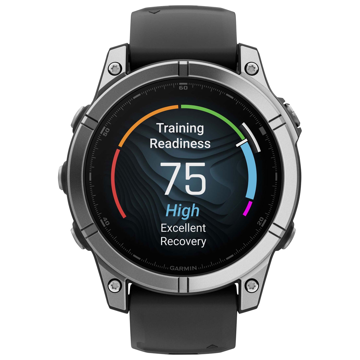 Garmin fēnix E 47mm AMOLED Bluetooth Multisport Smartwatch - Black/Carbon Grey