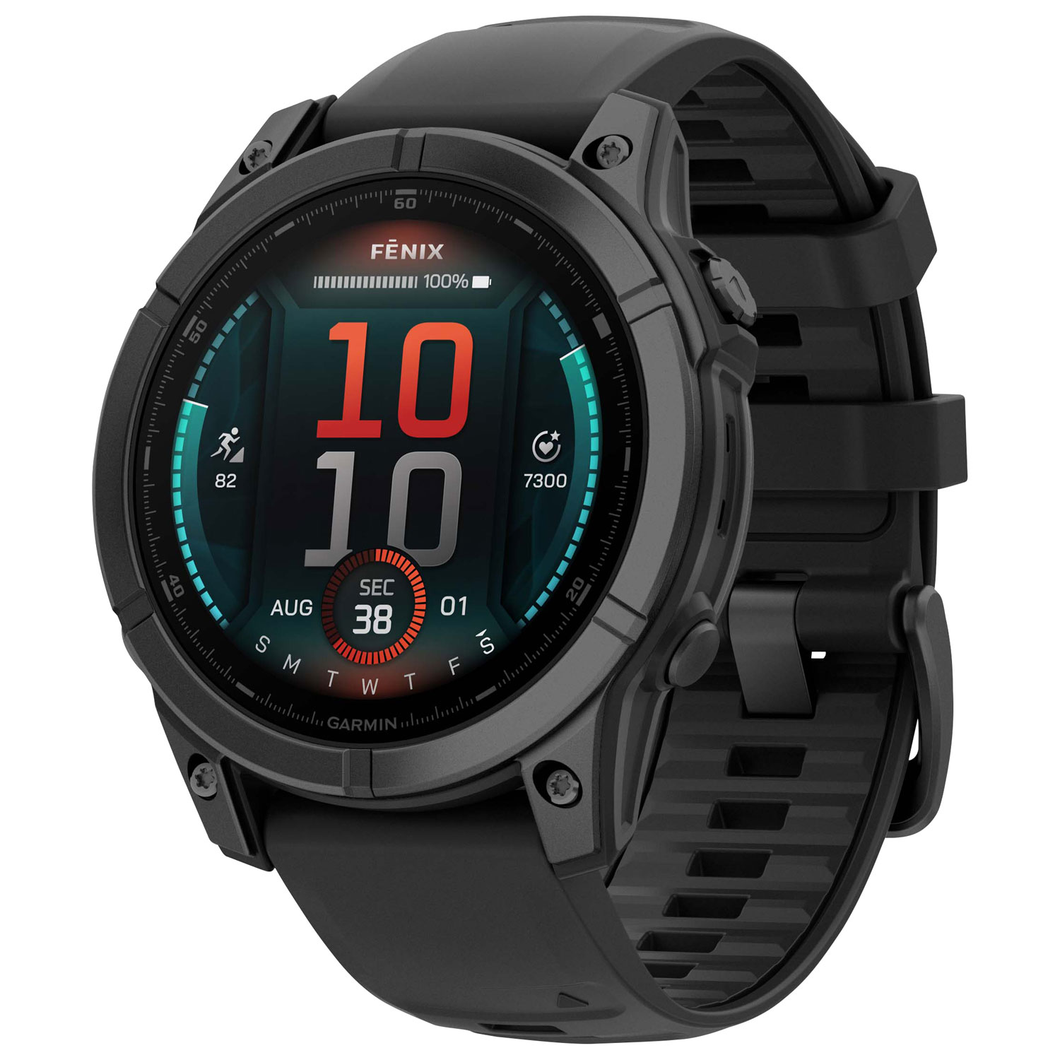 Garmin fēnix E 47mm AMOLED Wi-Fi Multisport GPS Smartwatch - Black/Carbon Grey