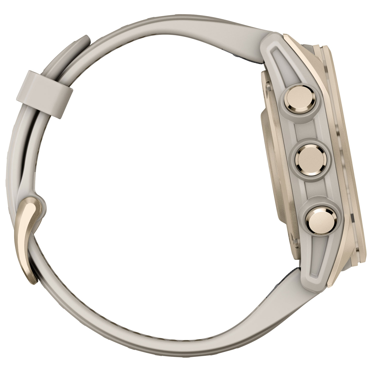 Montre intelligente multisport Bluetooth AMOLED à vitre saphir 43 mm fēnix 8 de Garmin - Blanc/Argenté