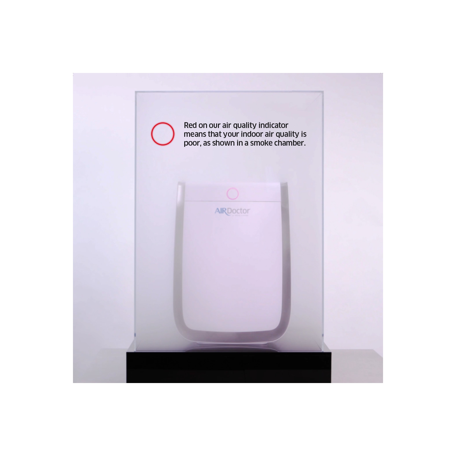 AIRDOCTOR AD3500 Air Purifier for Home and Large Rooms Up to 1260 sq. ft. 2x/hour, UltraHEPA, Carbon, VOC Filters and Air Quality Sensor. Captures