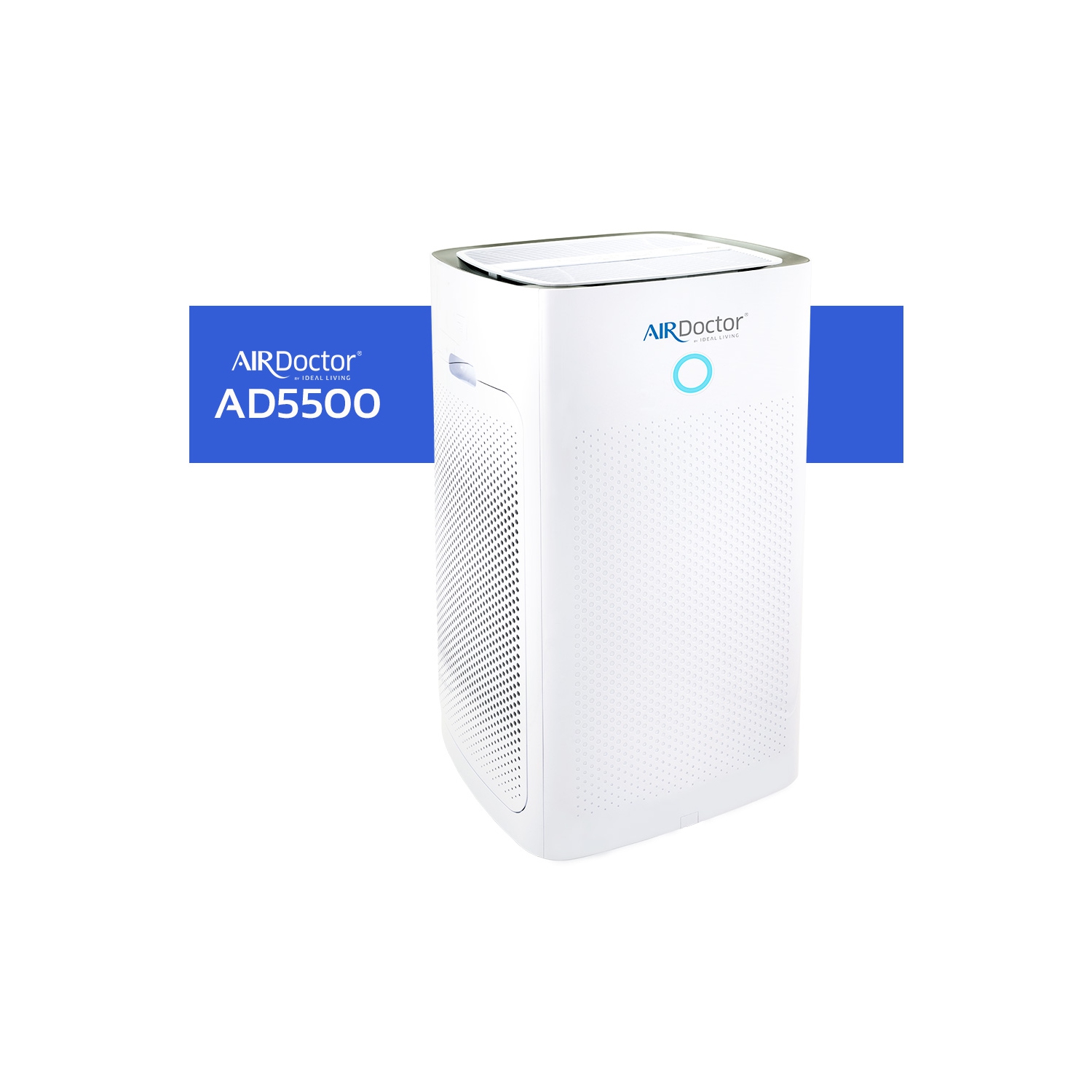 AirDoctor AD5000/AD5500 4-in-1 Air Purifier for Extra Large Spaces, High Ceilings, UltraHEPA, Carbon & VOC Filters, Removes particles 100Xs Smaller
