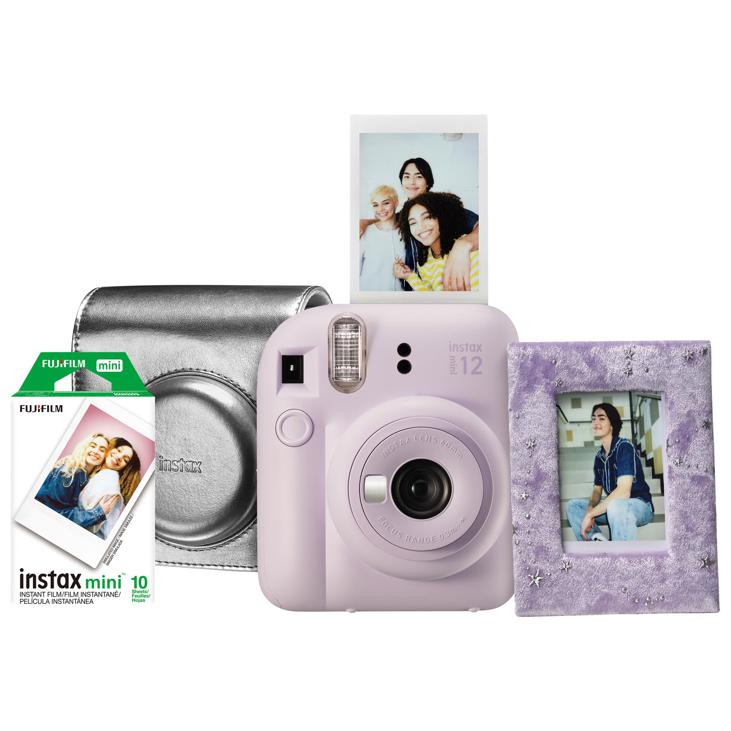 Fujifilm Instax Mini 12 Instant Camera Gift Set - Lilac