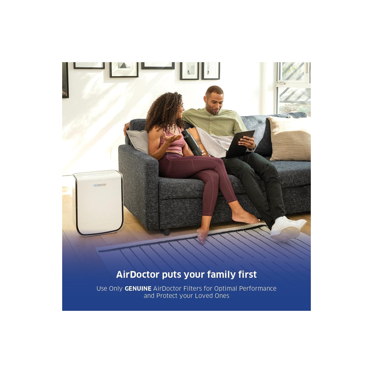 AIRDOCTOR AD2000 Genuine Filter Replacement - One Year Combo Pack Includes: One UltraHEPA Filters & Two (2) Carbon/Gas Trap/VOC & Pre-Filter