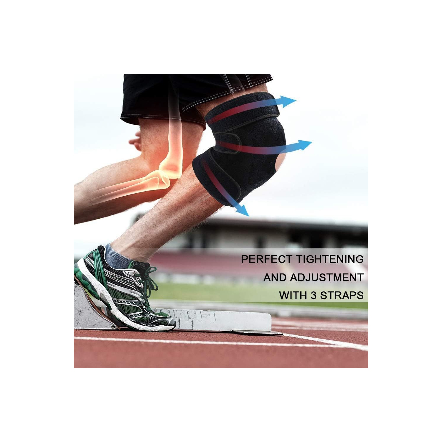 Knee support Knee brace Extra Large Size For leg pain knee cap knee pain relief device for men and women