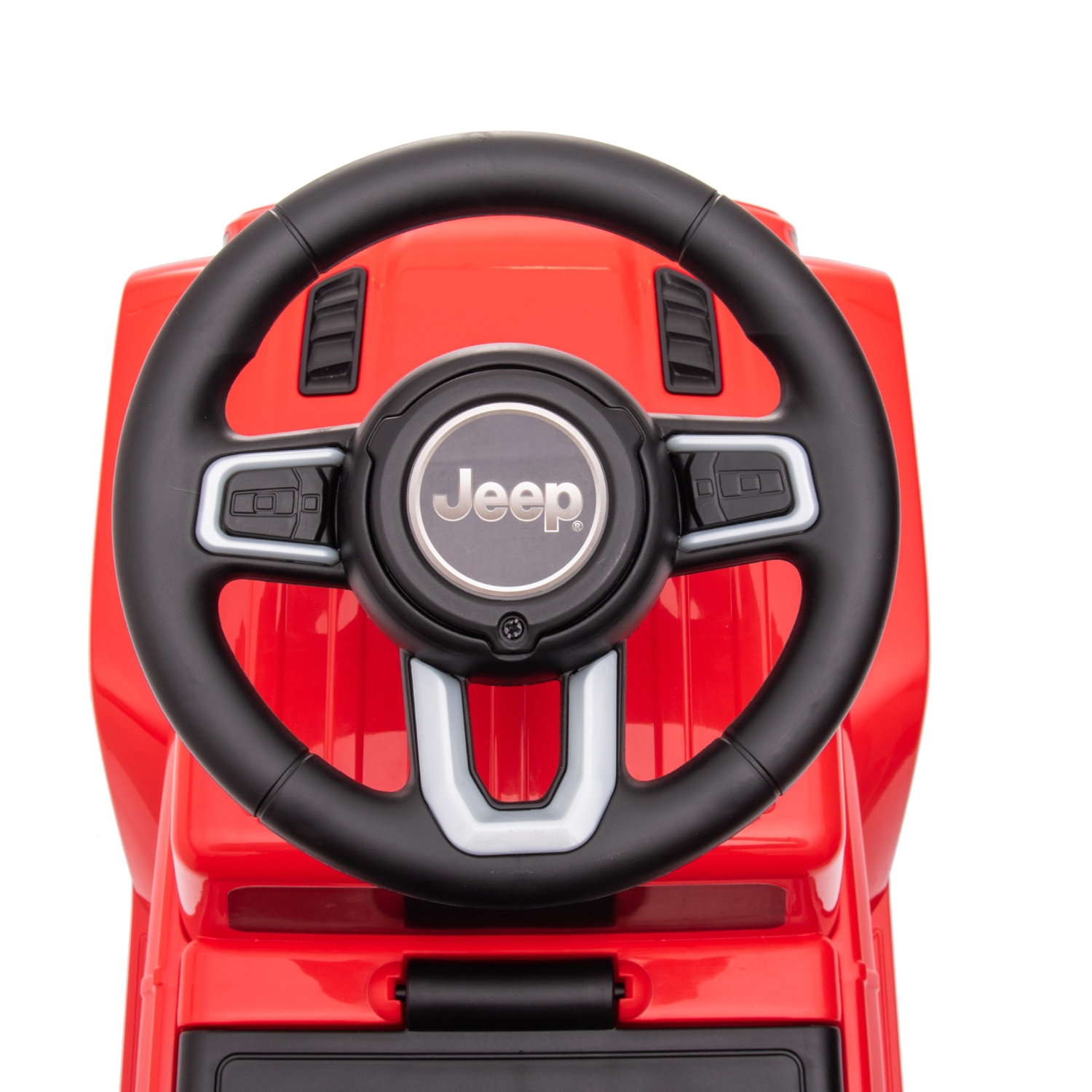 Jeep Rubicon Toddler Ride-On: Foot to Floor, Engine Sounds, Storage, Safe for 1-3yrs.