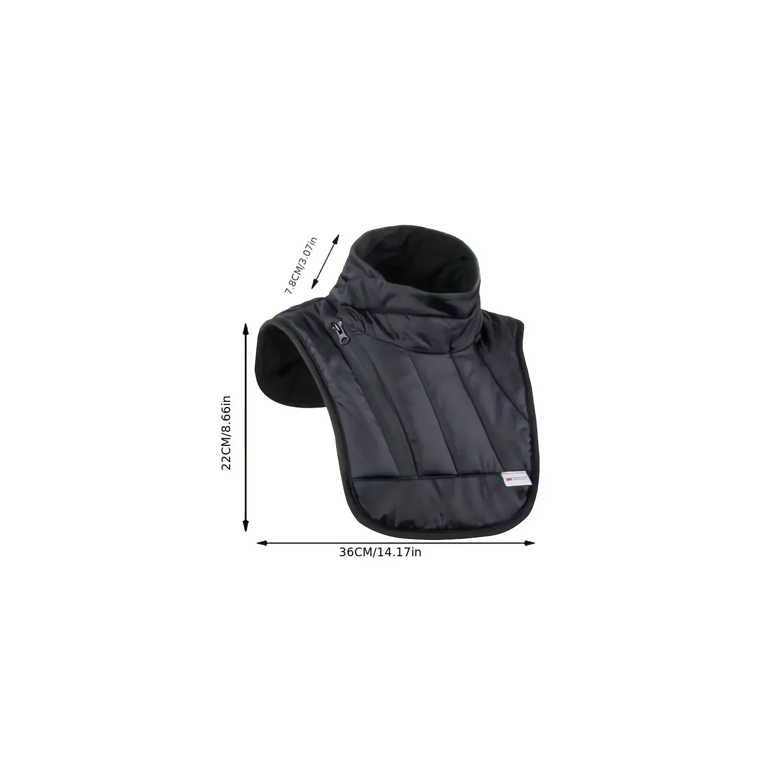 Chauffe-cou de motocyclette Écharpe résistant au vent Couvre-poitrine Protégez la poitrine et le cou du froid en hiver