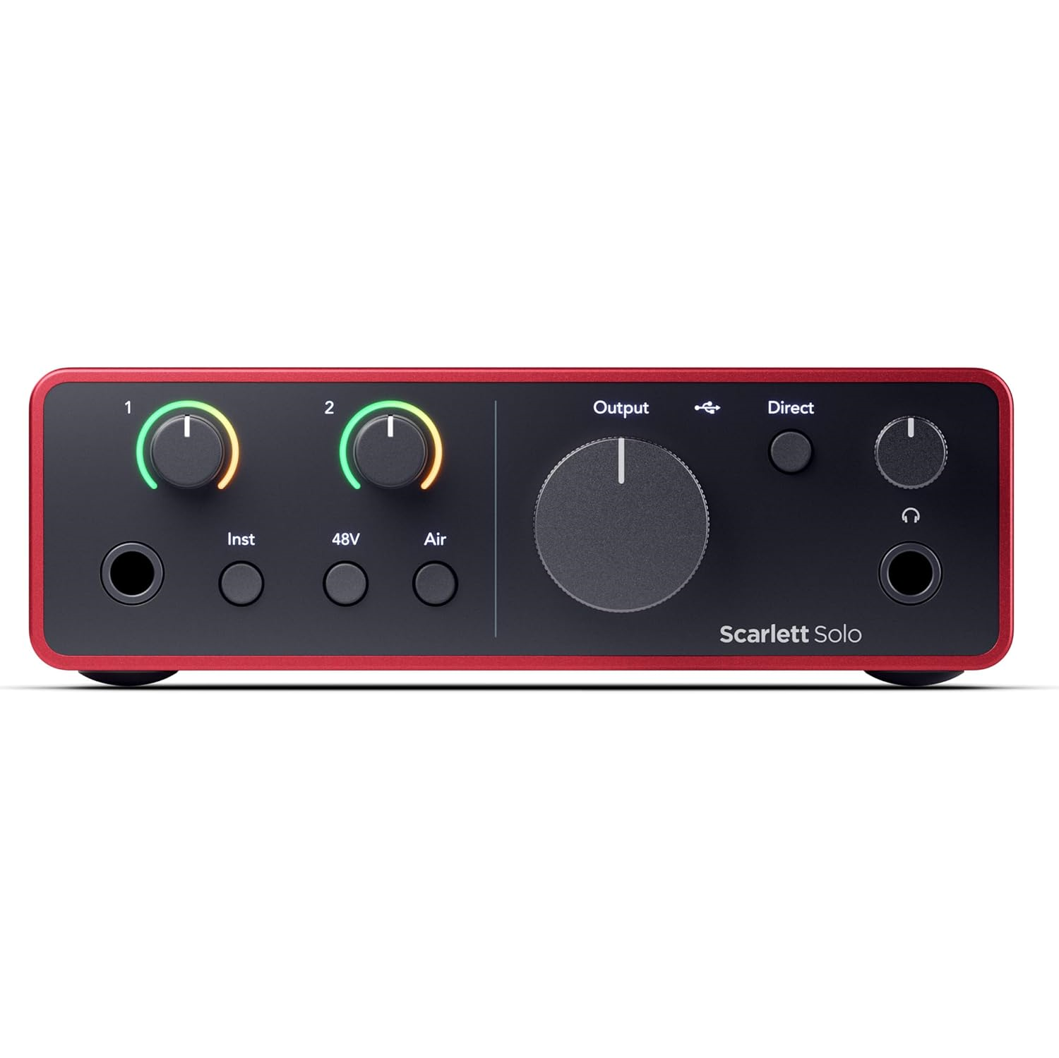 Focusrite Scarlett Solo 4th Gen USB Audio Interface, for the Guitarist, Vocalist, or Producer