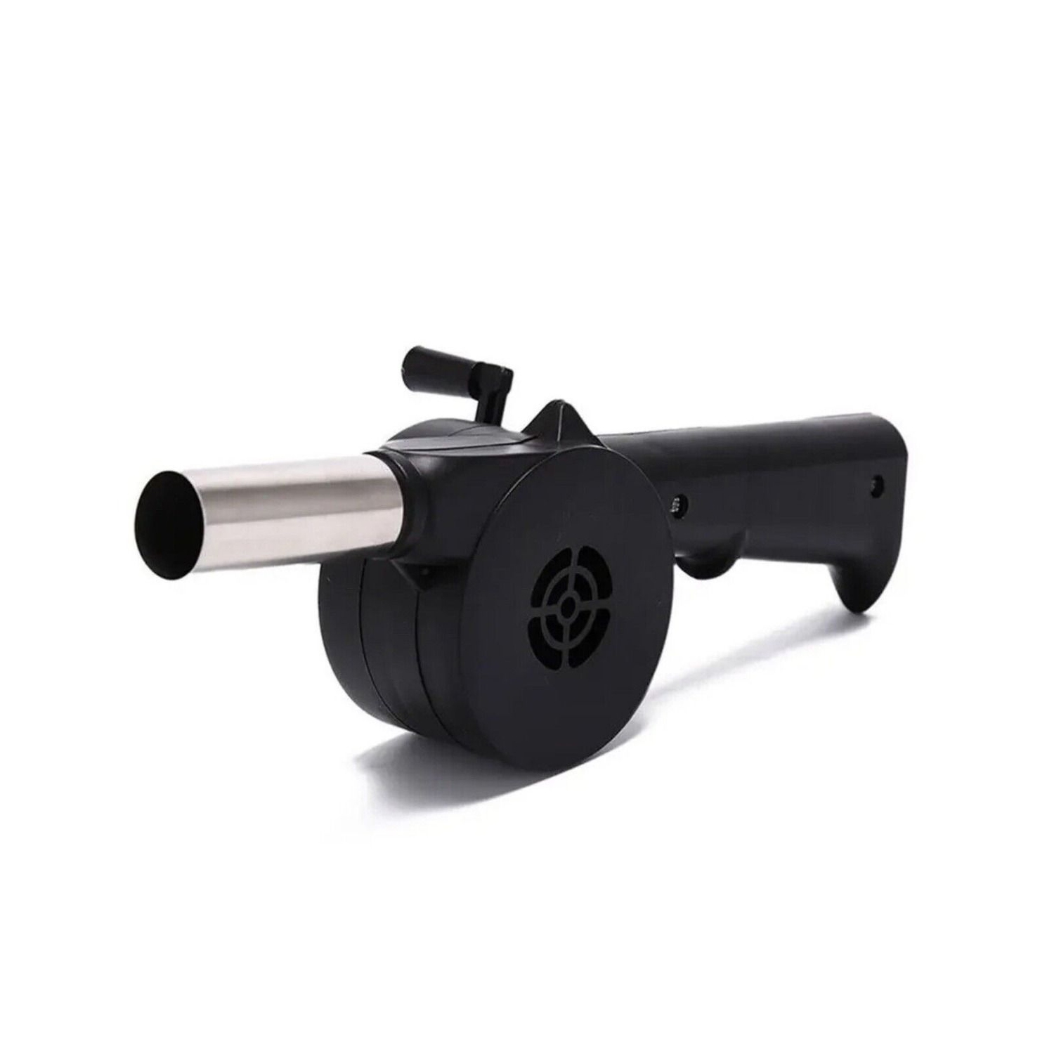 Portable Hand-Operated Blower BBQ Hand Crank Air Blower Fan for Charcoal Grill BBQ Campfire Fireplace for BBQ Picnic Outdoor Camping Charcoal