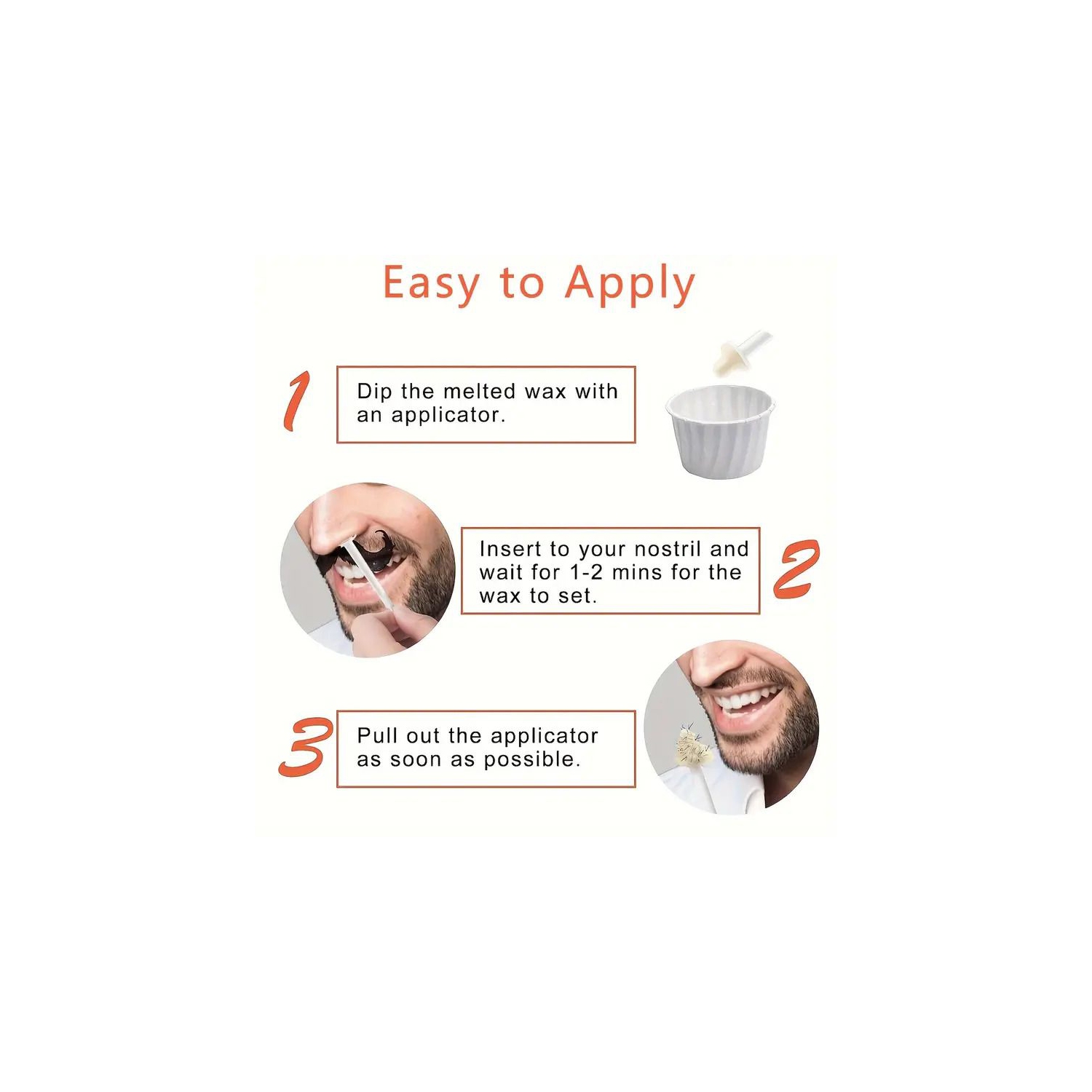 ISTAR Painless Nose Hair Removal Wax Nose Wax Nostril Cleaning Depilation Paper-Free Wax Cleaning Hair Wax & Women Nose Kit