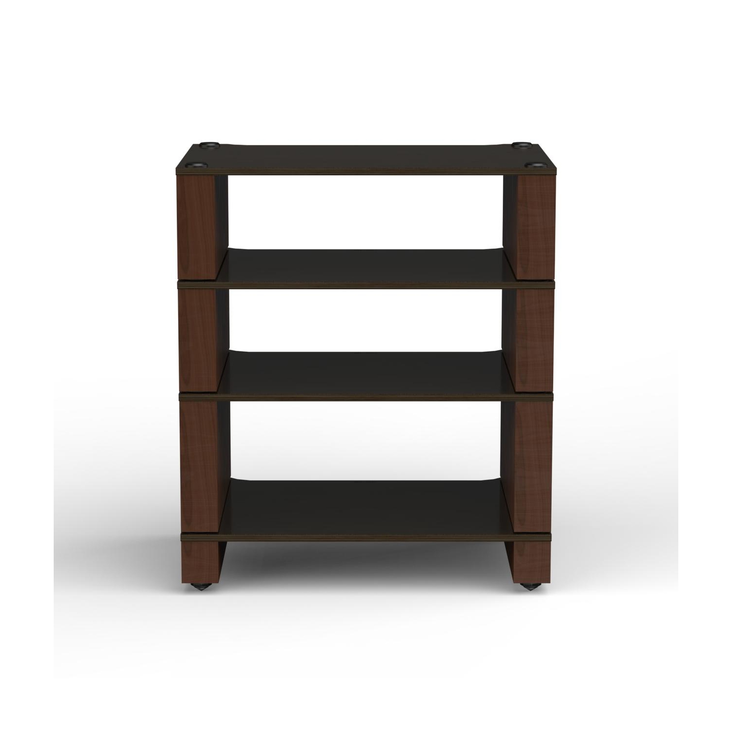 BLOK Stax 2G - 4-Shelf Collection, Walnut/Black Ash