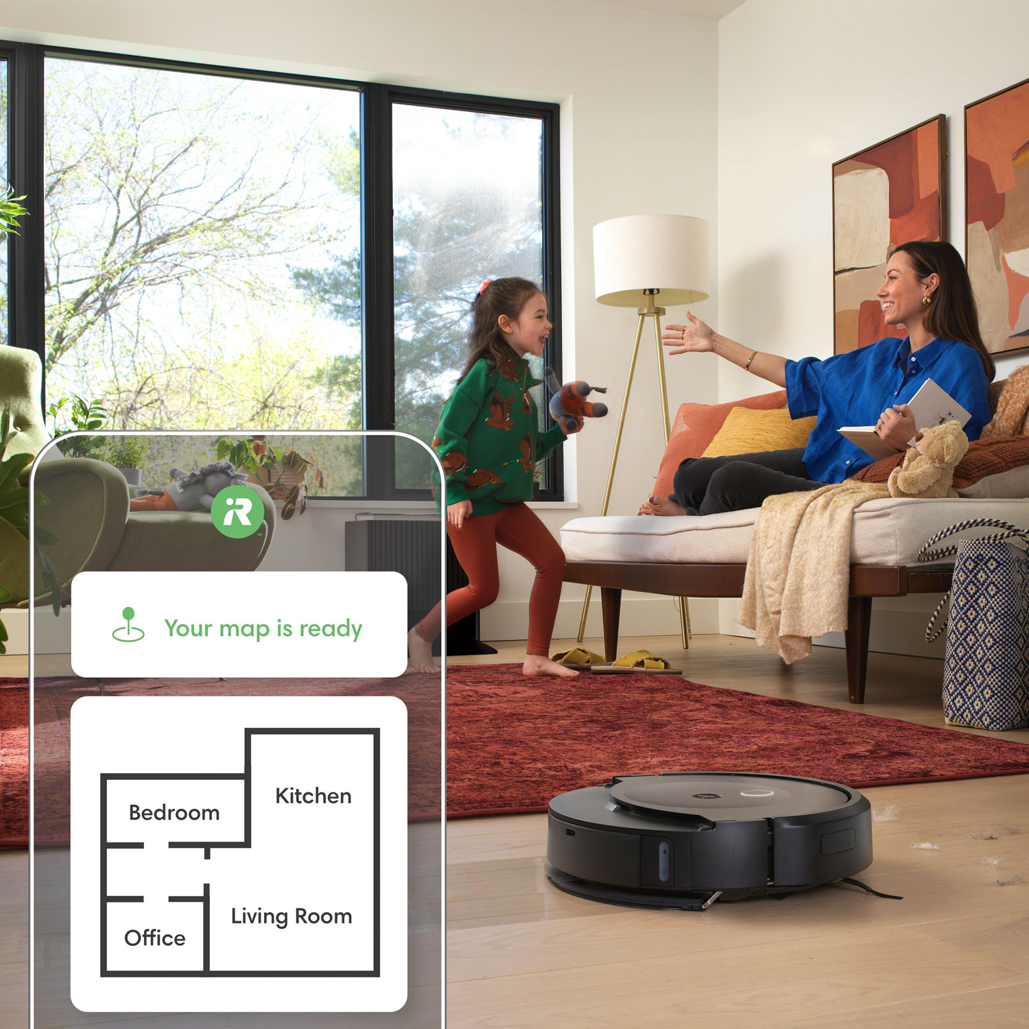 Aspirateur robot Roomba Combo 10 Max et station d'accueil AutoWash d'iRobot - Noir