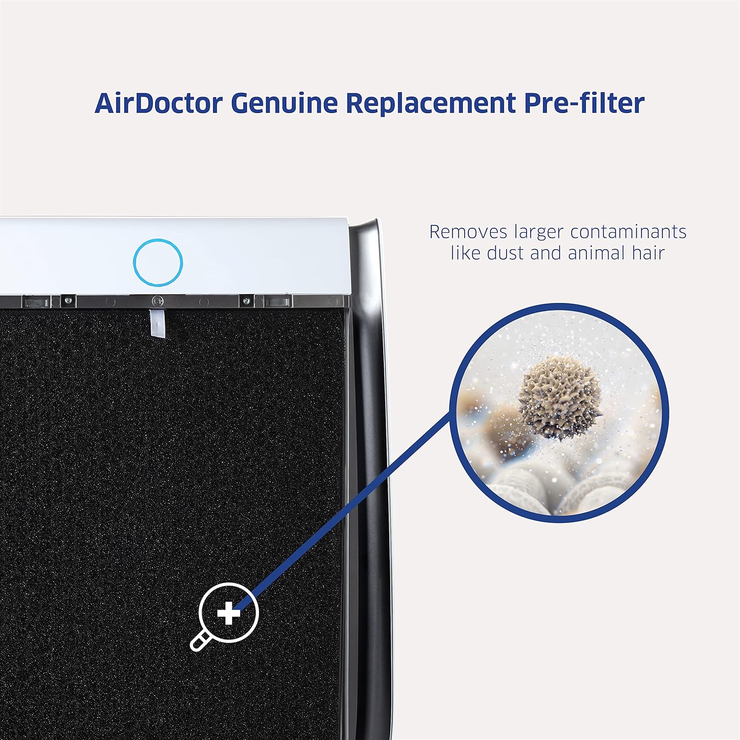 AIRDOCTOR AD3000 / AD3500 FITS Both Models Genuine Replacement Carbon Gas Trap VOC Filters with Pre-Filter for Air Doctor 4-in-1 Home Purifier