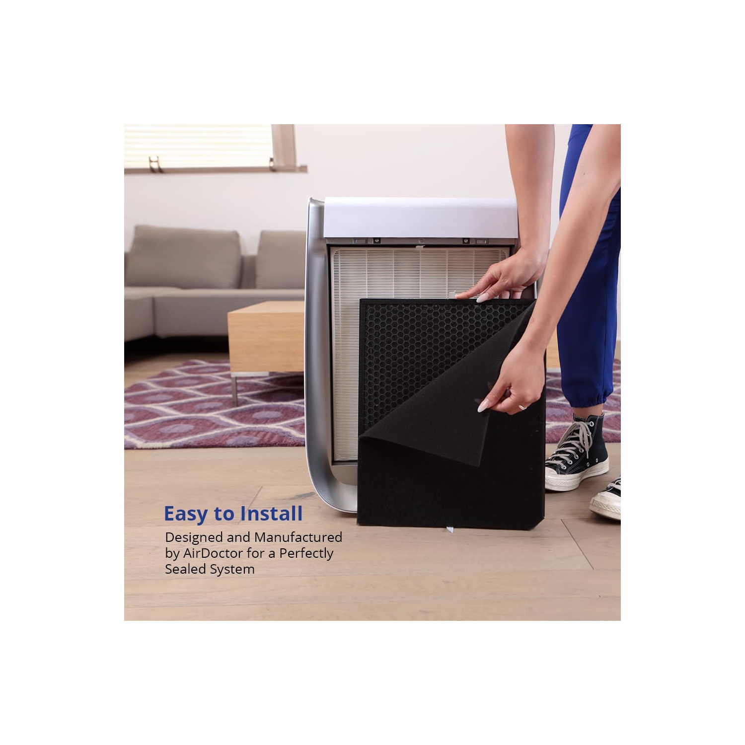 AIRDOCTOR AD3000 / AD3500 convient aux deux modèles. Les préfiltres de rechange authentiques capturent de plus gros contaminants