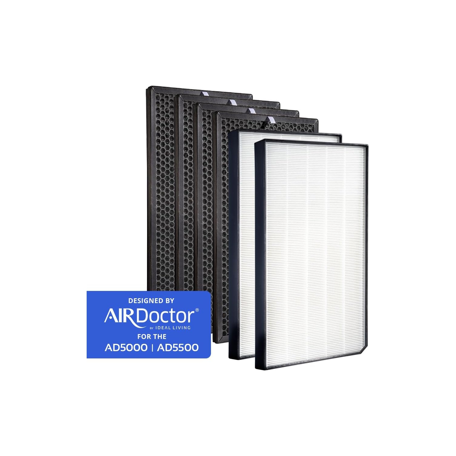 AIRDOCTOR AD5000 / AD5500 FIT BOTH MODELS Genuine Filter Replacements - One Year Combo Pack