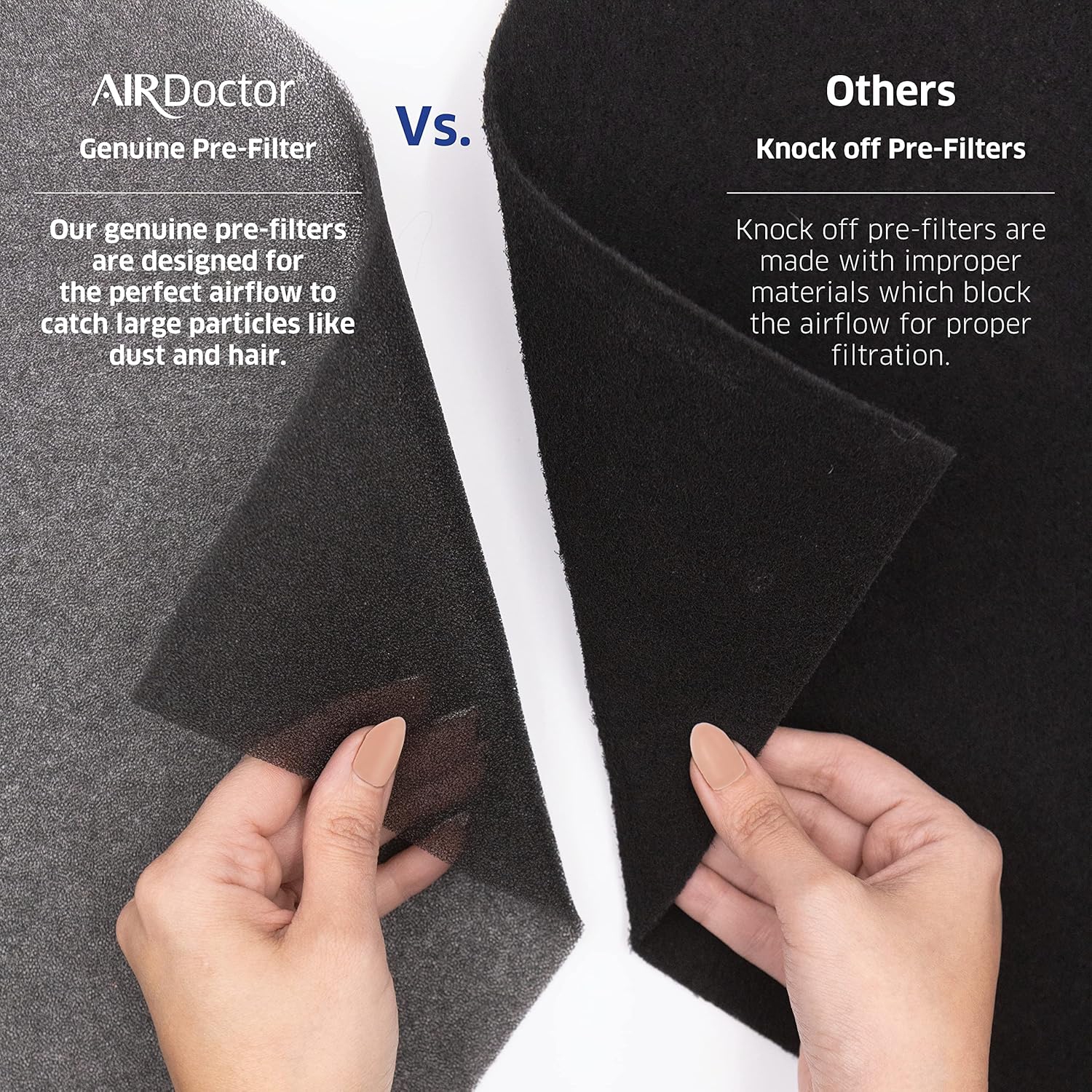 AIRDOCTOR AD3000 / AD3500 convient aux deux modèles de remplacement de filtre d'origine - Ensemble d'un an