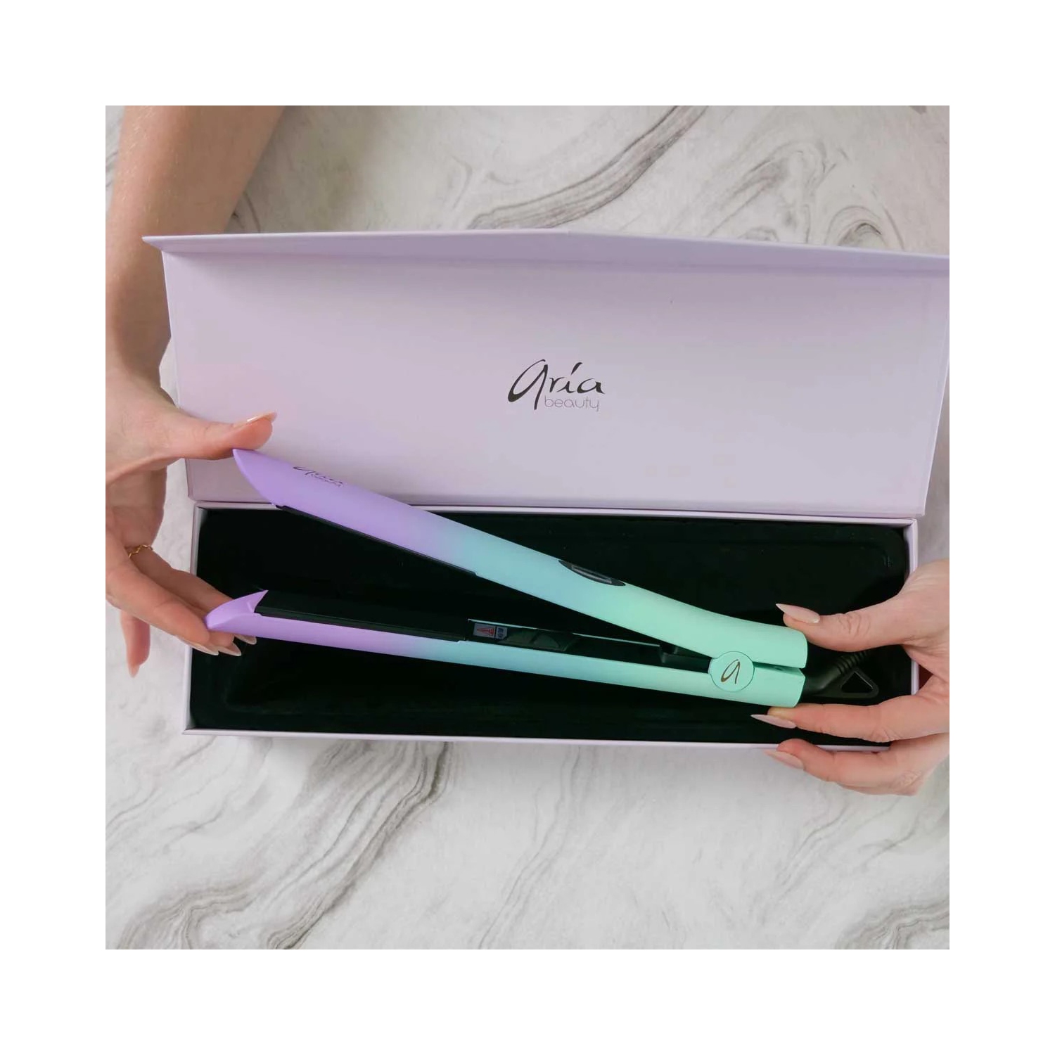 Aria Beauty - 1'' Ultra Sleek Ombre Digital Hair Straightener