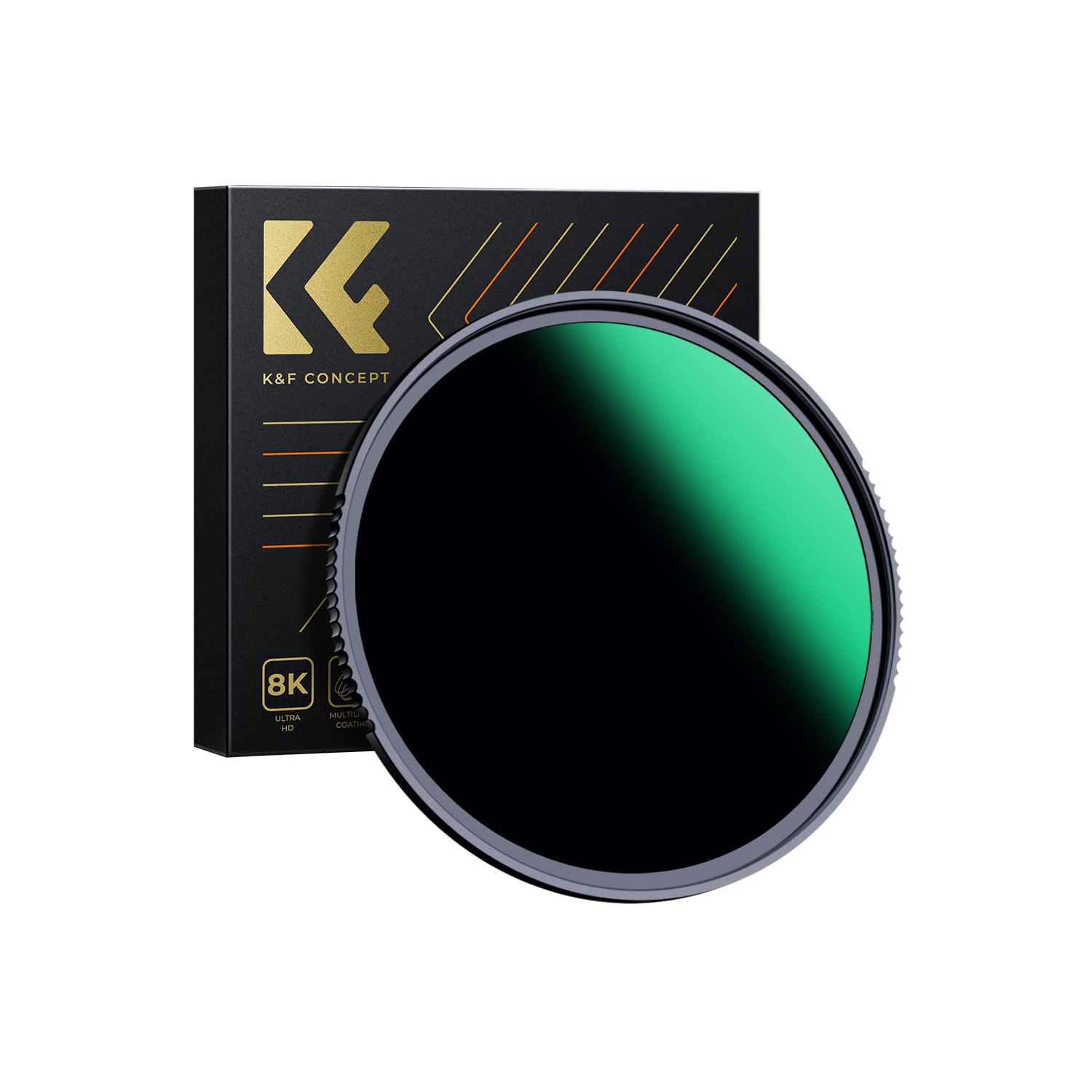 Concept 77MM ND1000 Lens Filter Neutral Density 10 Stops Filters Multi-Coated Optical Glass Neutral Grey ND Filter with Multi-Resistant Nano Coating