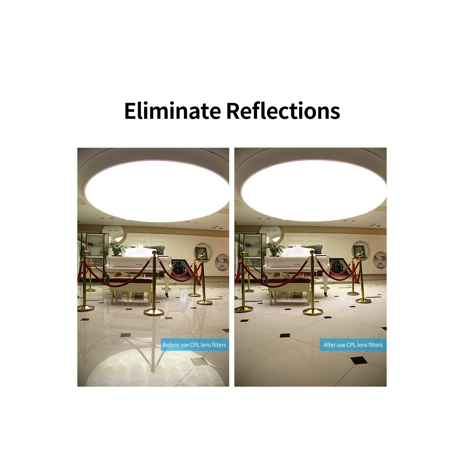 Ensemble de 4 filtres d'objectif compatibles avec les accessoires GoPro Hero 12 Hero 11 12 11 10 9 Hero 10 Hero 9 Black, Neutral Density et Polarizing