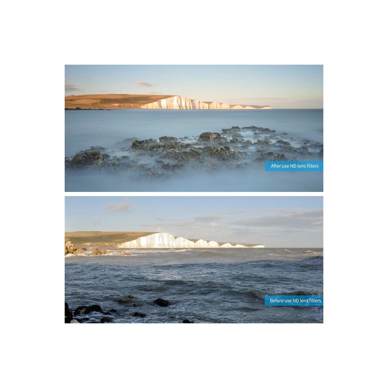 Ensemble de 4 filtres d'objectif compatibles avec les accessoires GoPro Hero 12 Hero 11 12 11 10 9 Hero 10 Hero 9 Black, Neutral Density et Polarizing