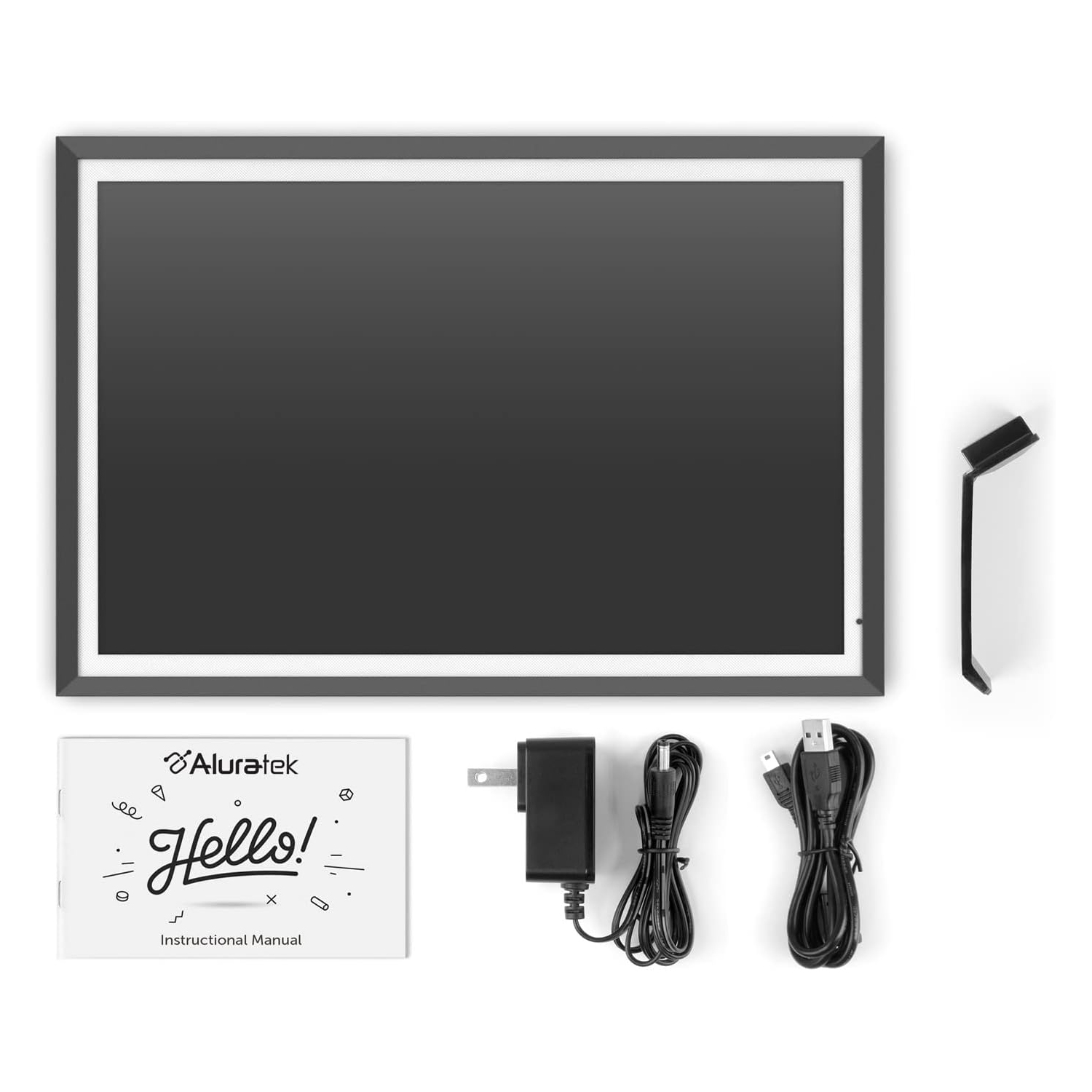 Cadre photo numérique tactile Wi-Fi bibande 2,4GHz 5Ghz avec résolution 3K, capteur de lumière et mémoire intégrée 32 Go - 13,5 po