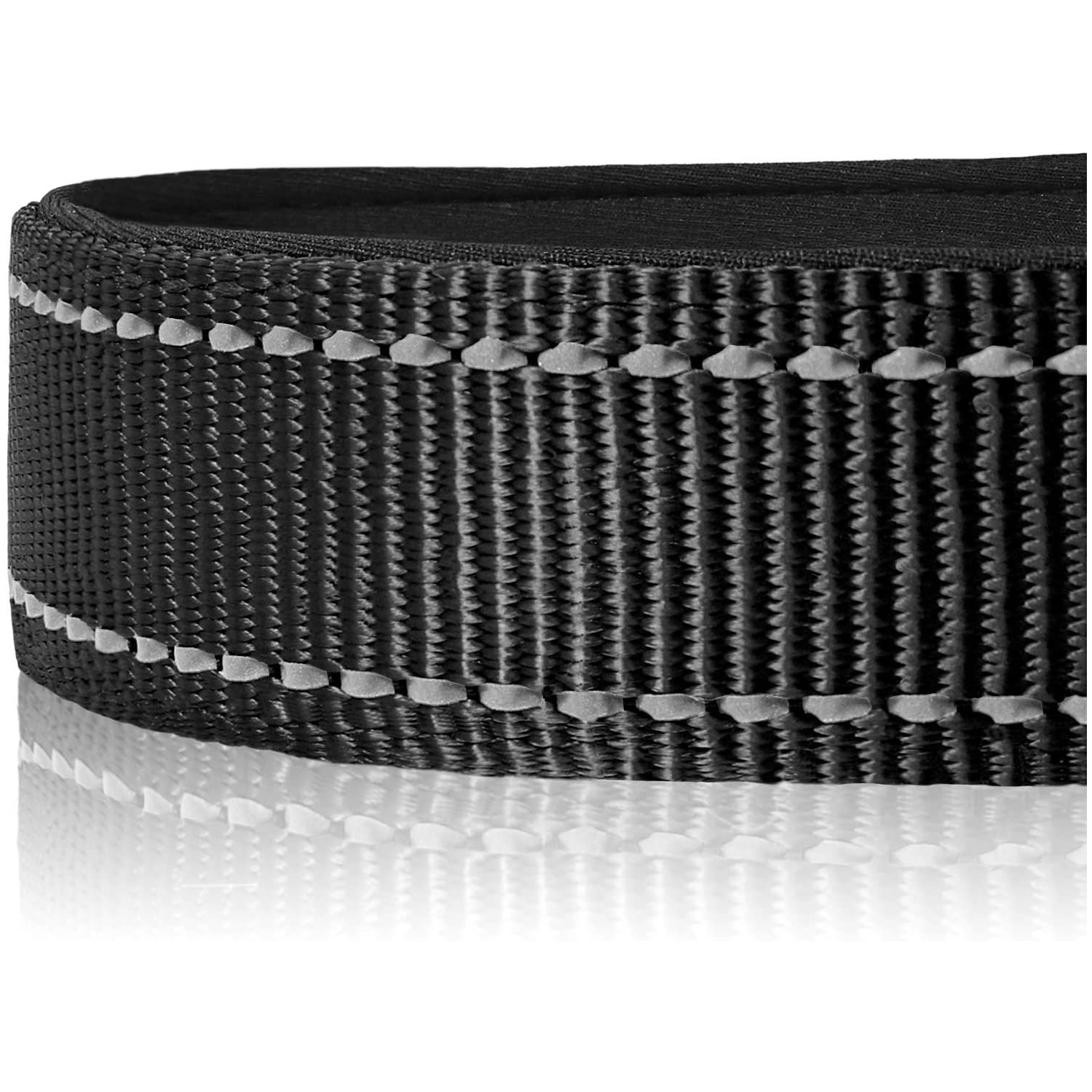 Large Black Pet Necklace for Large Breed Dogs, KC-006