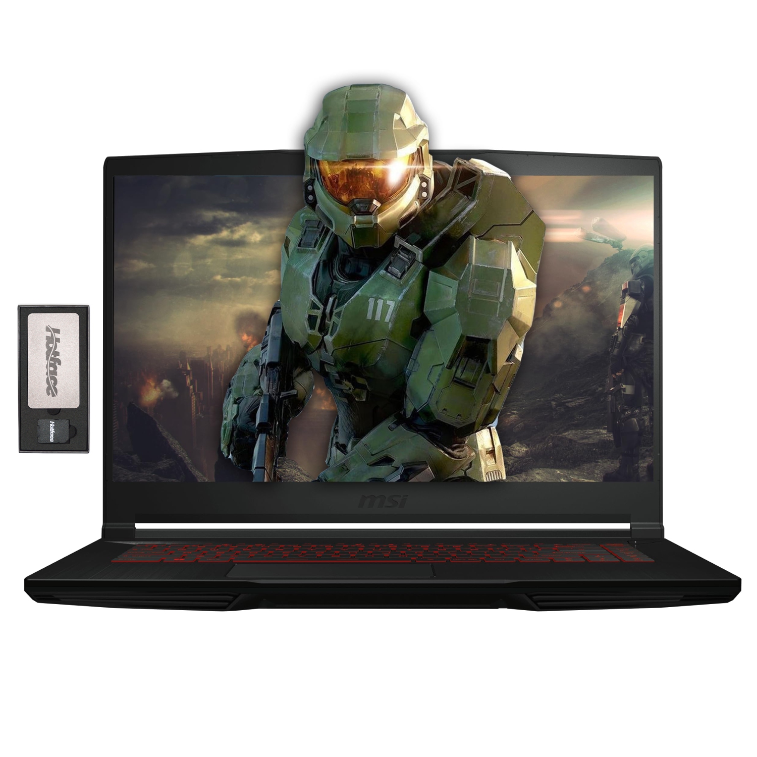 MSI Thin GF63 15.6” FHD 144Hz Gaming Laptop, Intel Core i5-12450H Processor, 1TB PCIe SSD, 16GB RAM, NVIDIA GeForce RTX 2050, Backlit Keyboard, Win 11 Pro, 128GB Docking Station