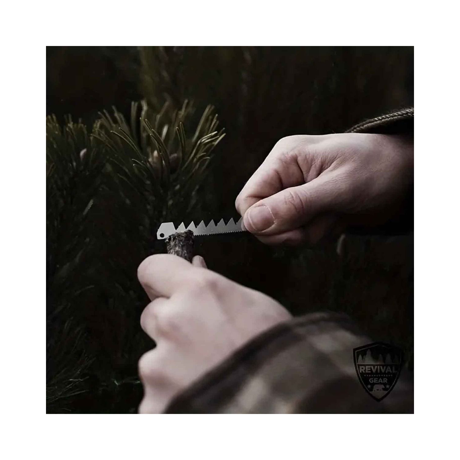 Outil de survie Carte d'équipement de pêche, camping extérieur fournitures de camping multifonction outils de survie, kit de survie de pêche, outil