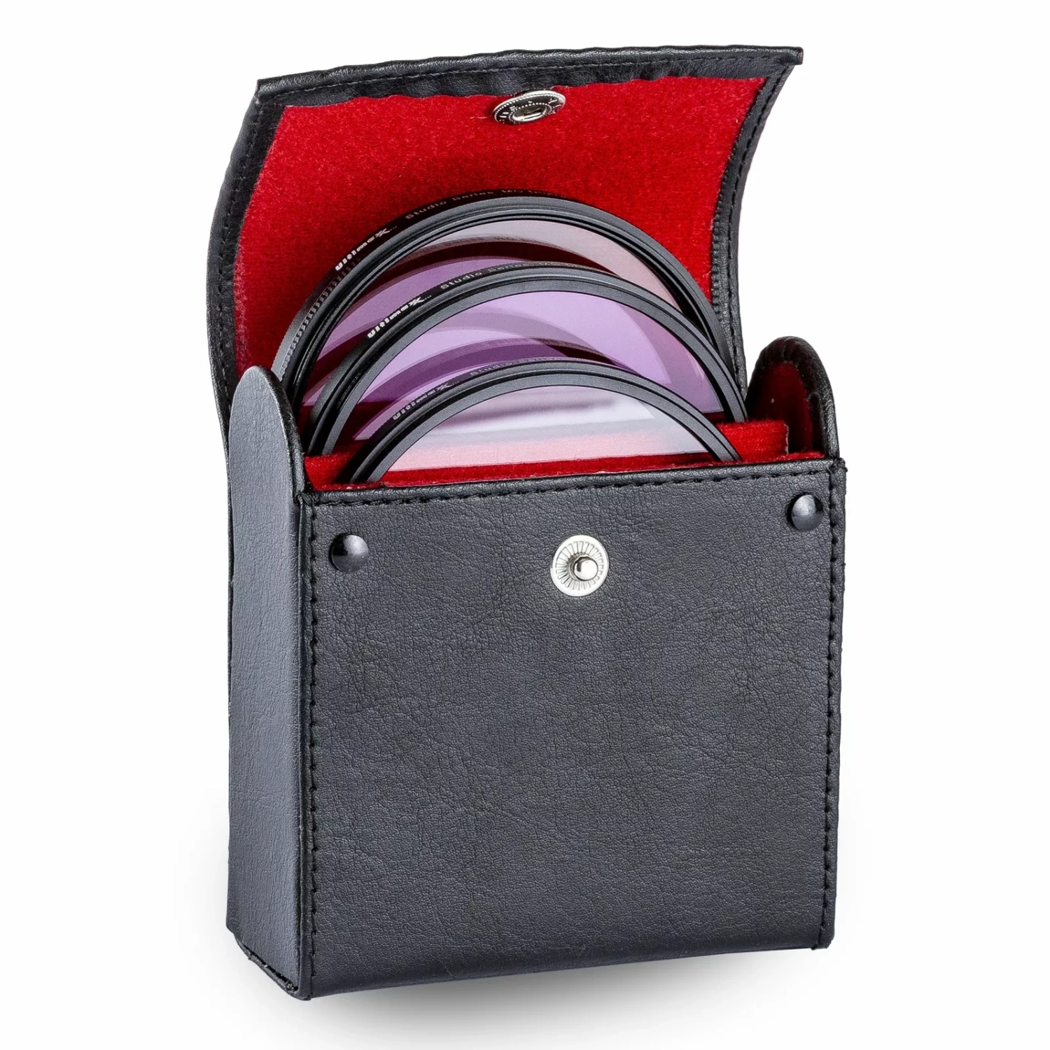 Ensemble de 3 filtres multicouches HD 67&nbsp;mm avec étui de protection