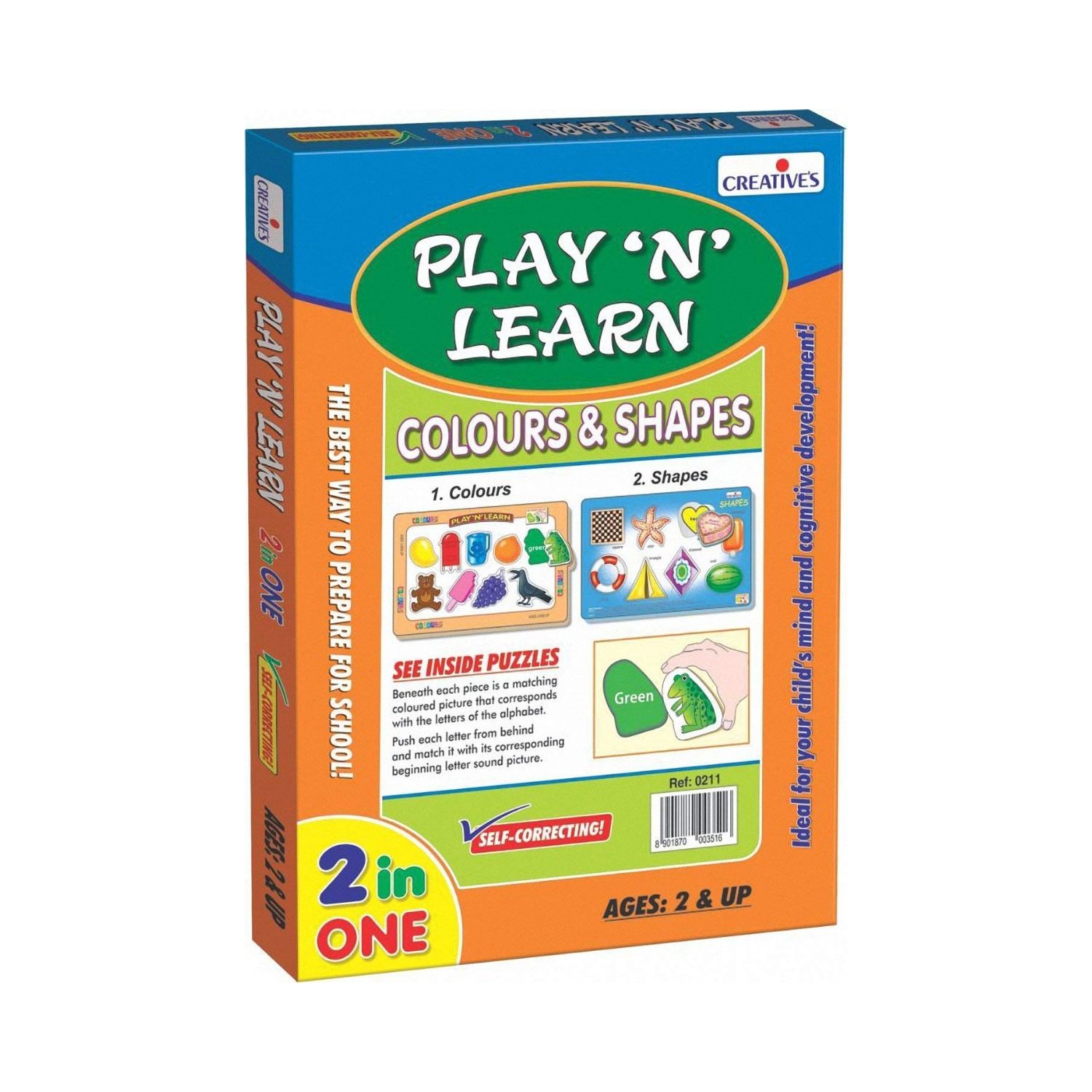 Creative's Play 'N' Learn - Couleurs et formes&nbsp;: Jouet éducatif pour tout-petits