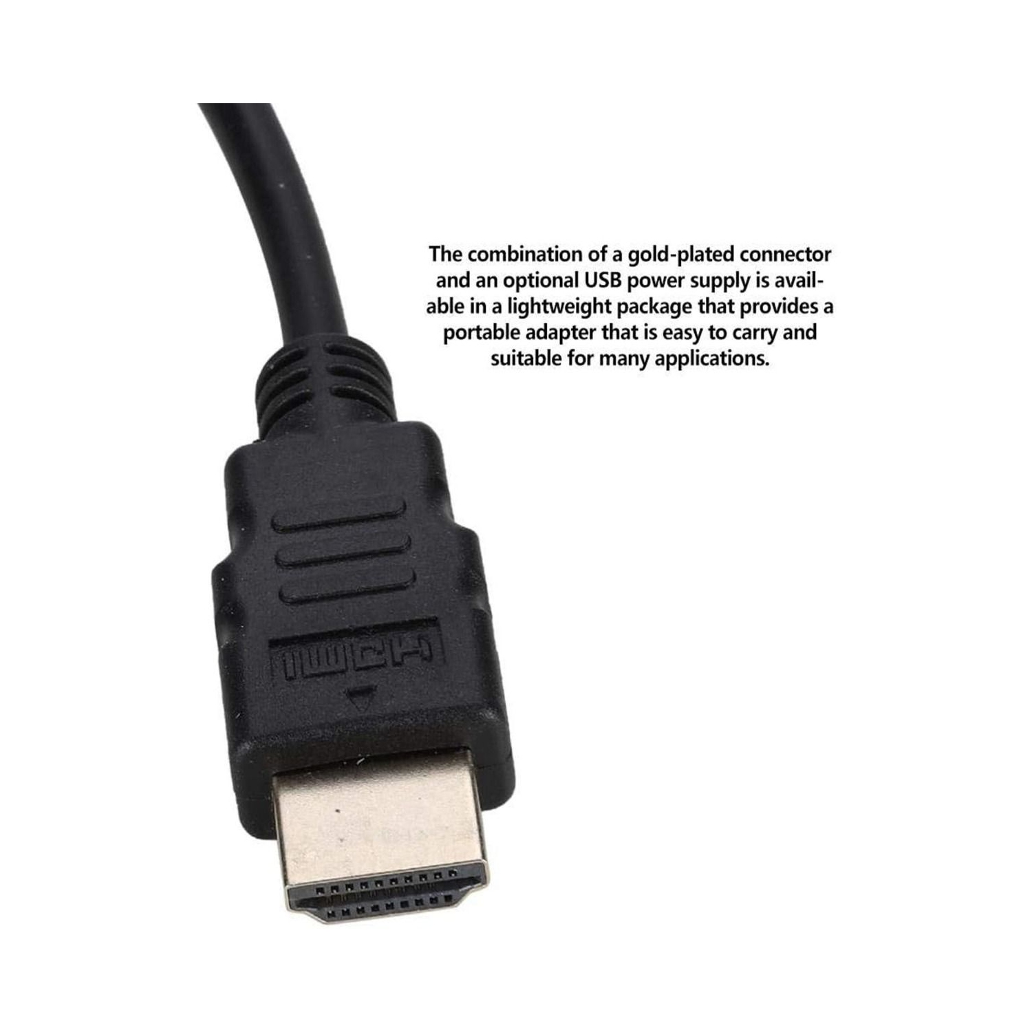HDMI to VGA Converter Adapter, 1.4 A