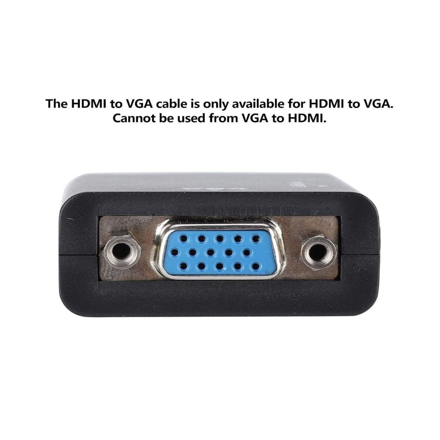 HDMI to VGA Converter Adapter, 1.4 A