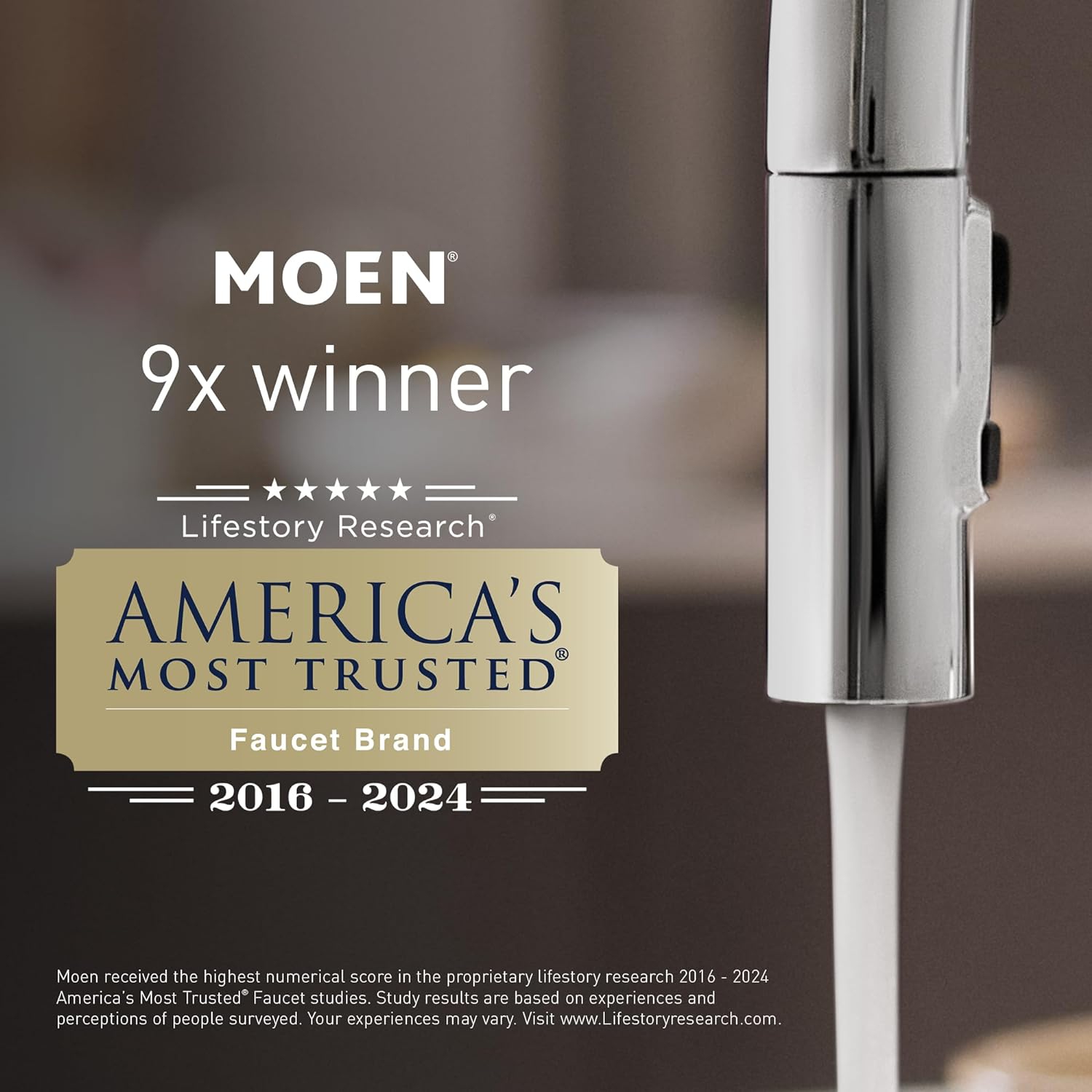 Moen Brushed Nickel High Pressure Handheld Showerhead with 69-Inch-Long Hose Featuring 24-Inch Slide Bar, 3668EPBN