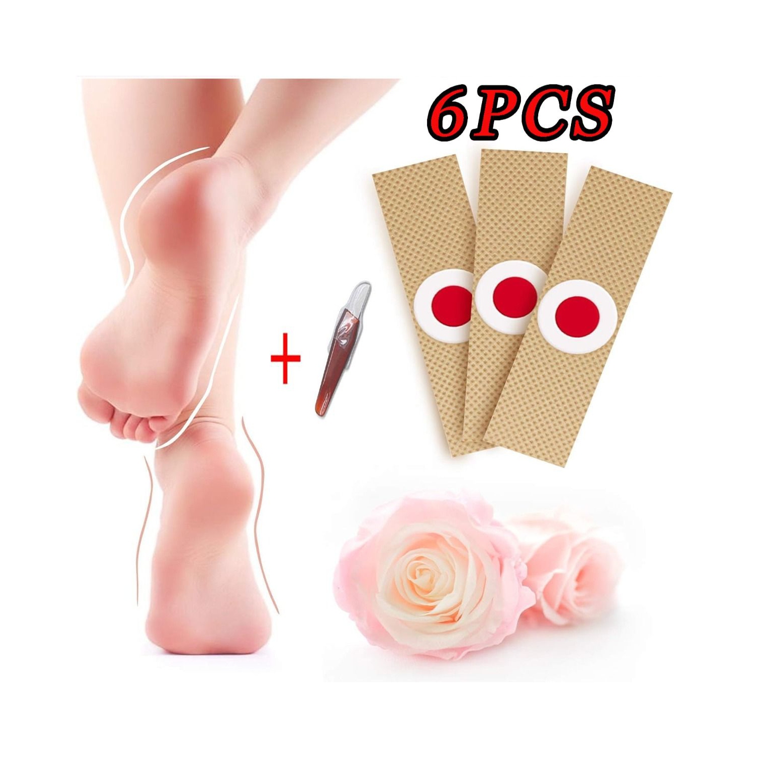 6Pcs Corn Remover Pads With tool